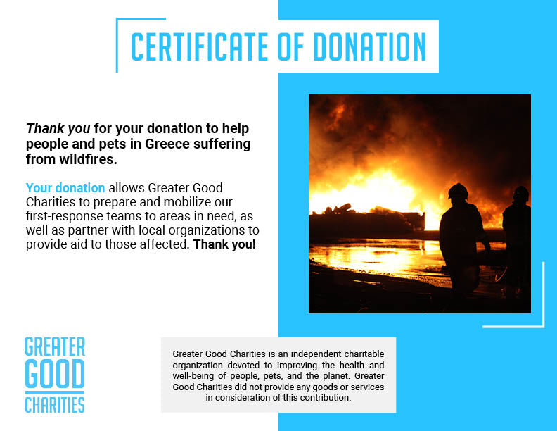 Send Urgent Aid to Families and Pets During Greece Wildfires、mySite、camillekostekn
