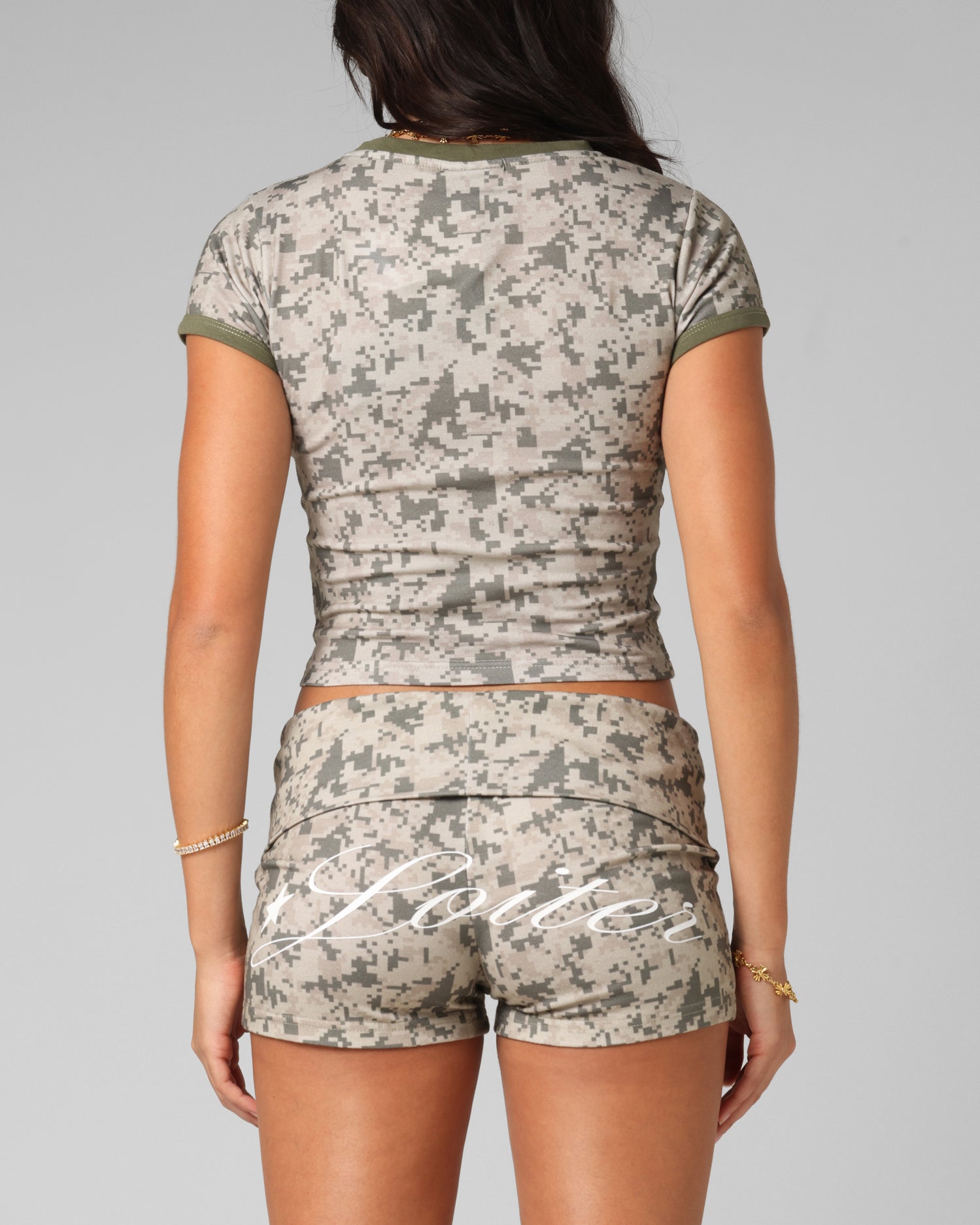 Loiter Women's Checkpoint Baby T-Shirt Digi Camo、mySite、zt4zffjzw