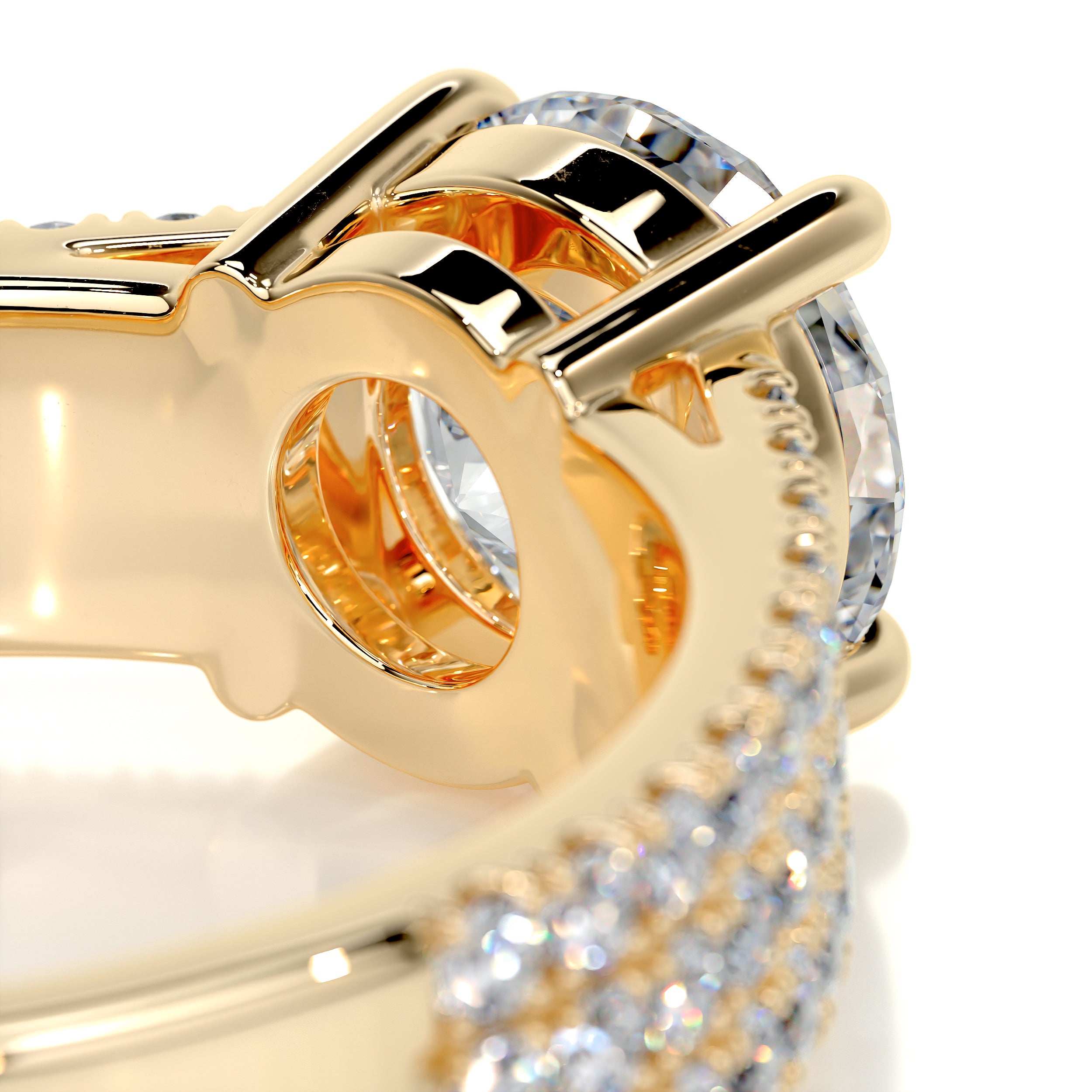 Jillian Diamond Engagement Ring -18K Yellow Gold、mySite、hinf8tx79