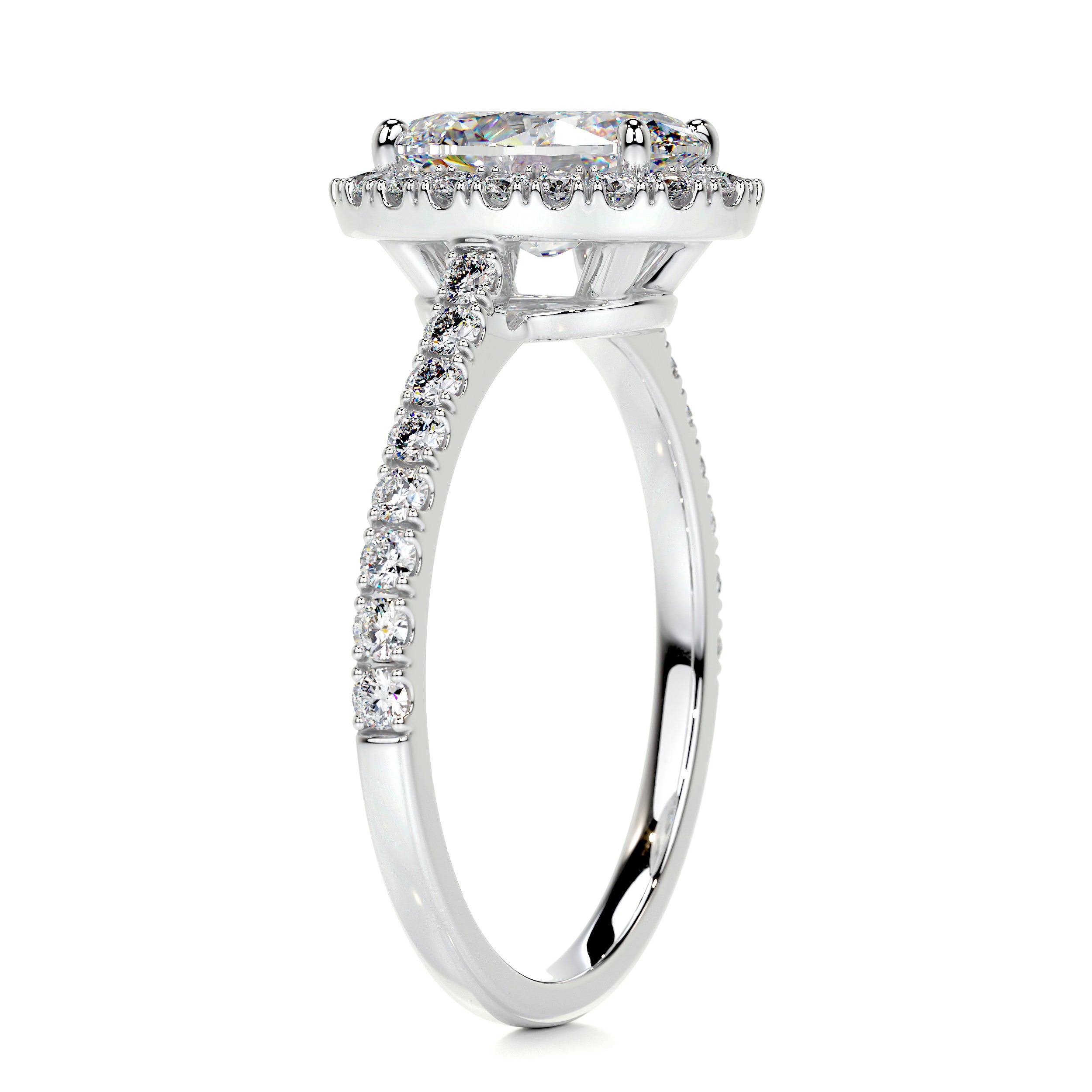 Maria Moissanite & Diamond Ring -Platinum、mySite、hinf8tx79