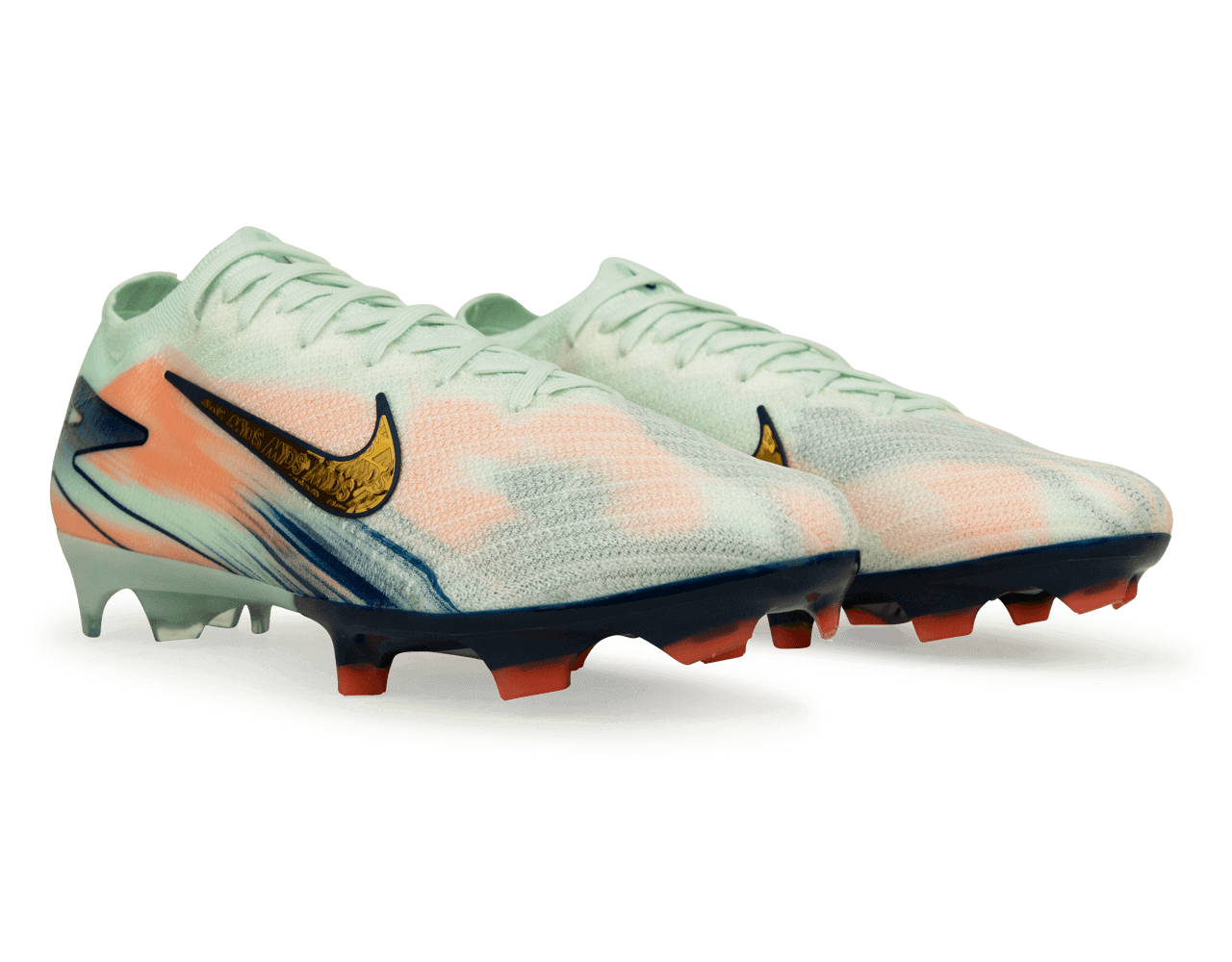 Nike Men's Zoom Mercurial Vapor 16 Elite MDS 009 FG Barely Green/Metallic Gold、mySite、noshort