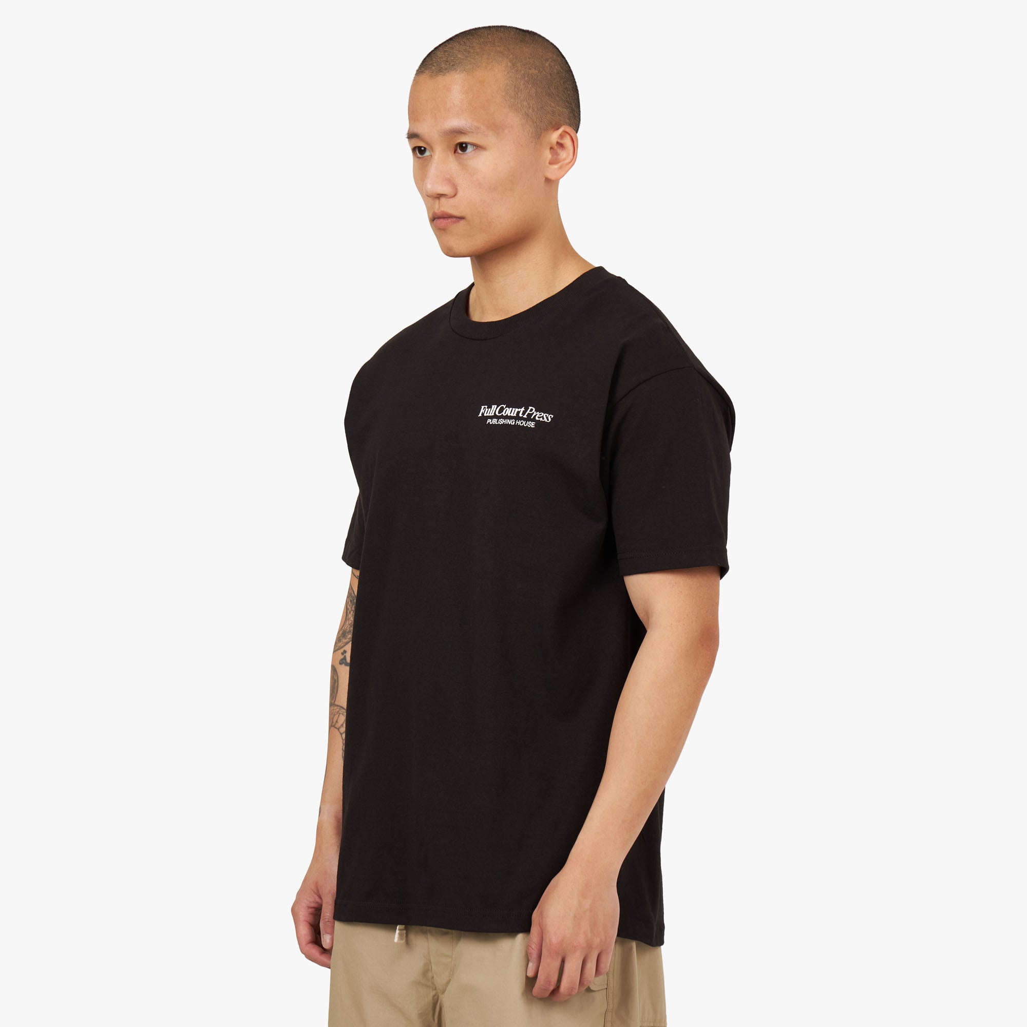  Full Court Press SP24 Logo T-Shirt / Black、mySite、merchandisen