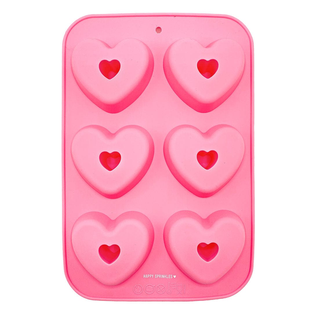  Silikonform Herz Donut、mySite、elrpsem3k
