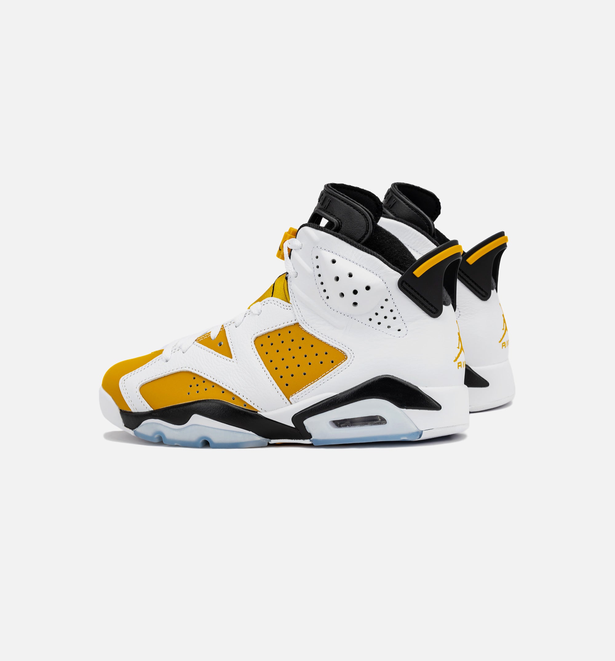 Air Jordan 6 Retro Yellow Ochre Mens Lifestyle Shoe - White/Yellow Ochre/Black Free Shipping、mySite、dreamappss