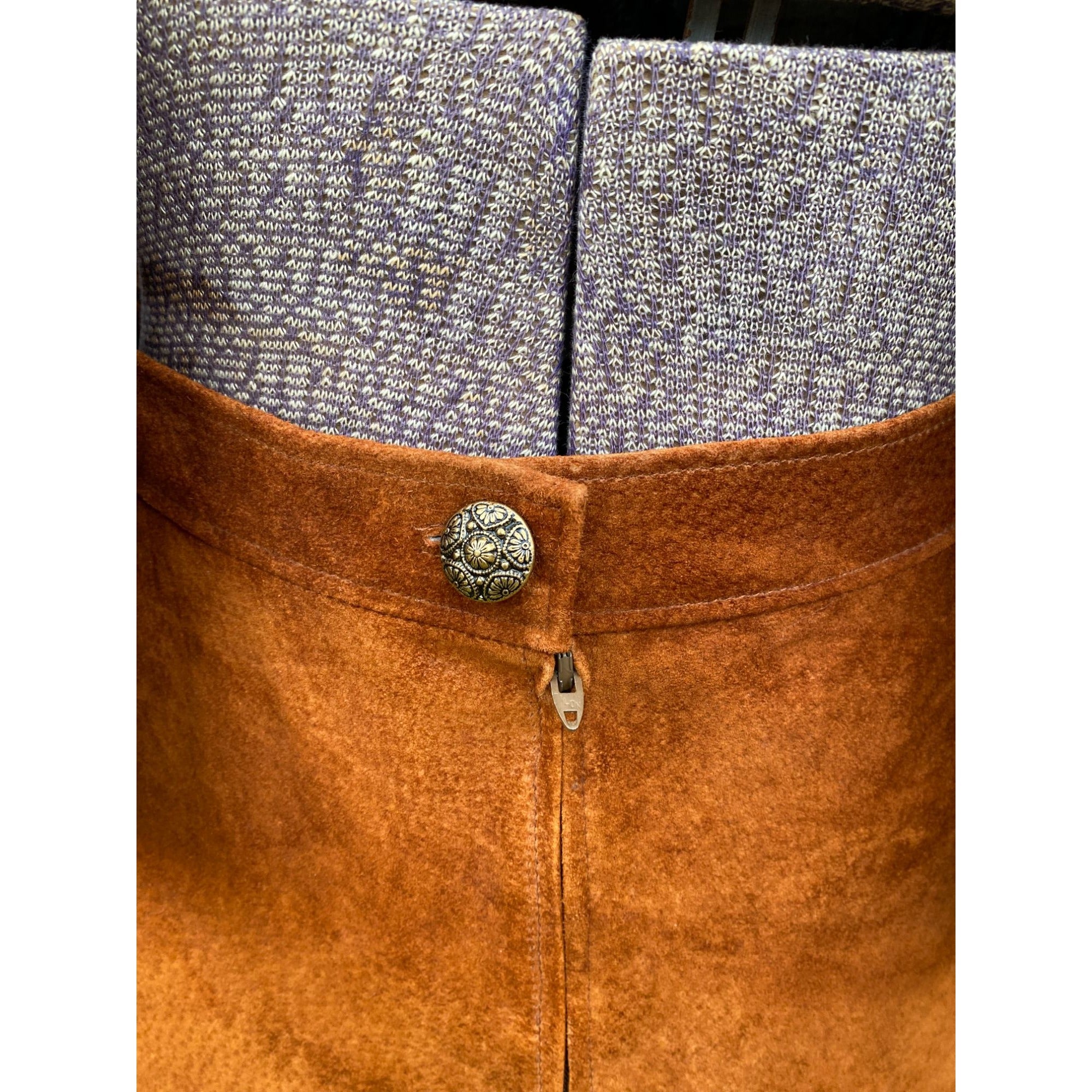 70's Rich Ranch Pig Suede Leather Vest & Skirt Set、mySite、garagedoors4me