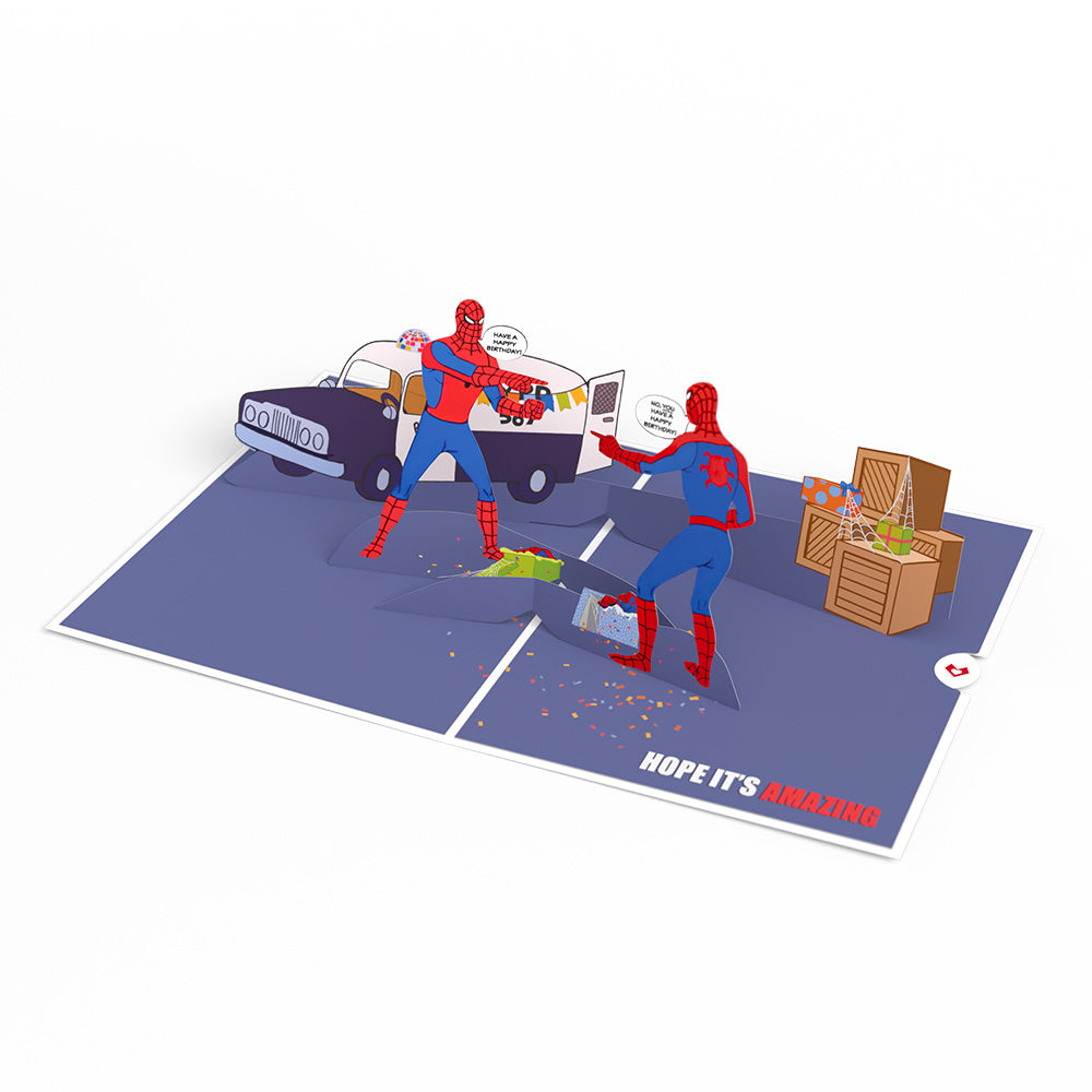 Marvel Spider-Man Spidey Sense Birthday Pop-Up Card、mySite、solidvoid