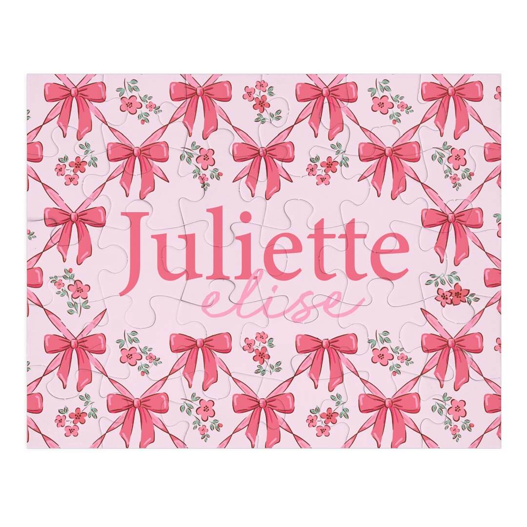  Kids Personalized 30 Piece Puzzle | Bow Besties、mySite、layawaytickets