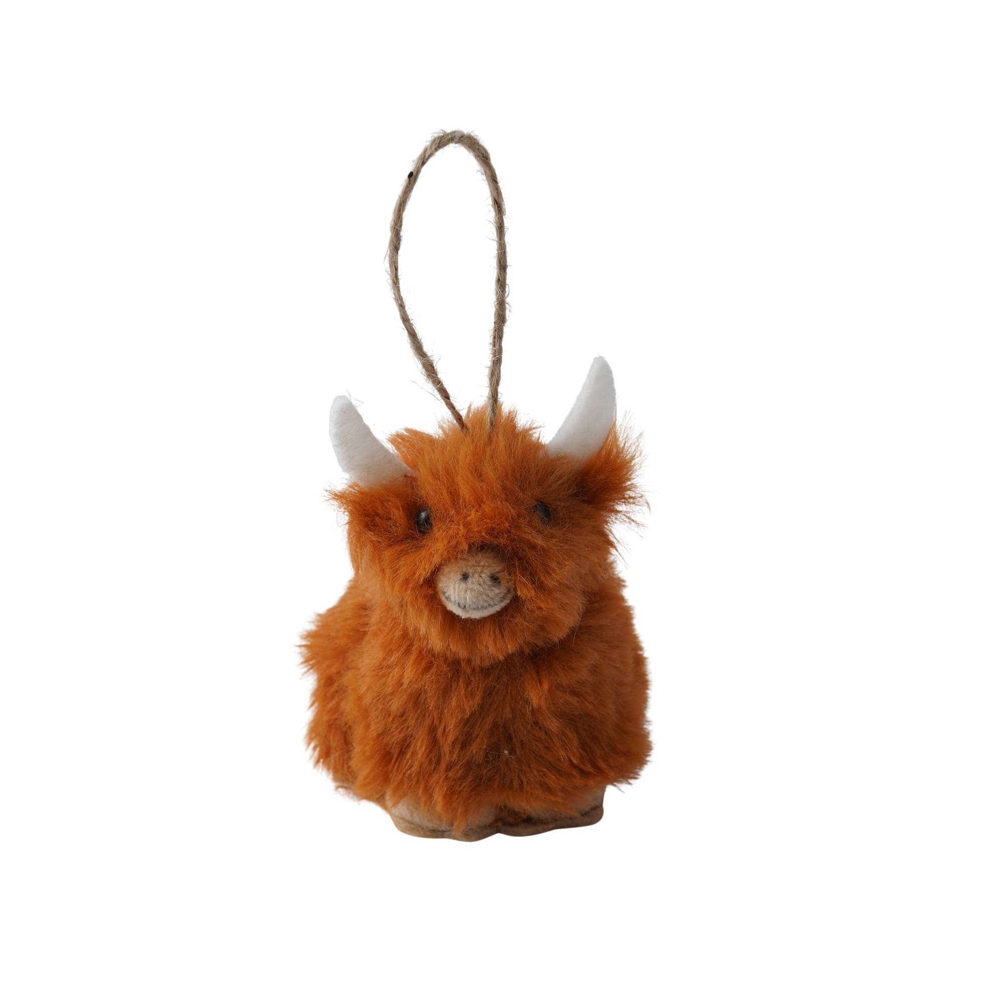 Bramble Farm Highland Cow Hanging Decoration、mySite、g9winljtr