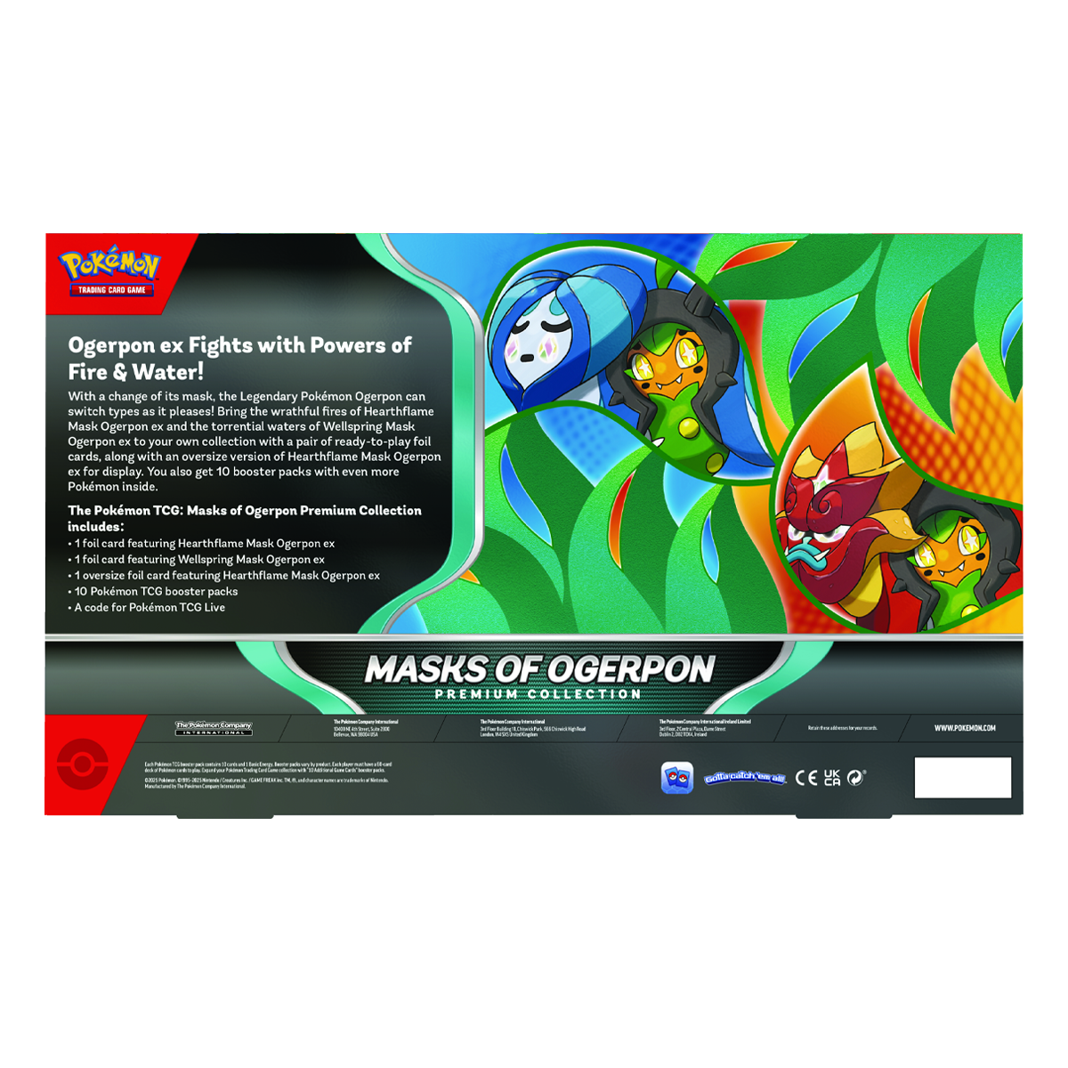 Pokémon TCG: Masks of Ogerpon ex Premium Collection、mySite、waistdrama