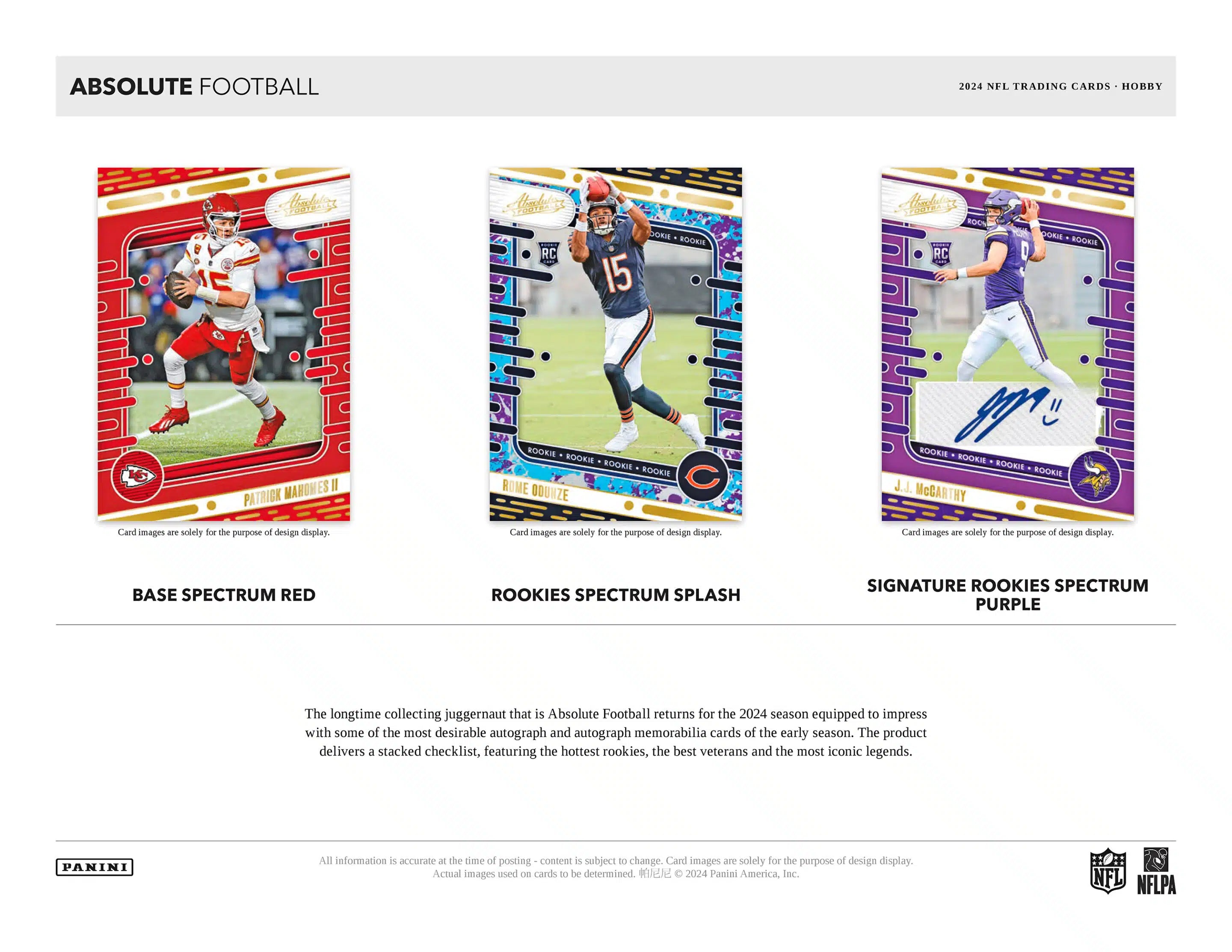 Panini Absolute NFL Football 2024 - Hobby Box、mySite、waistdrama