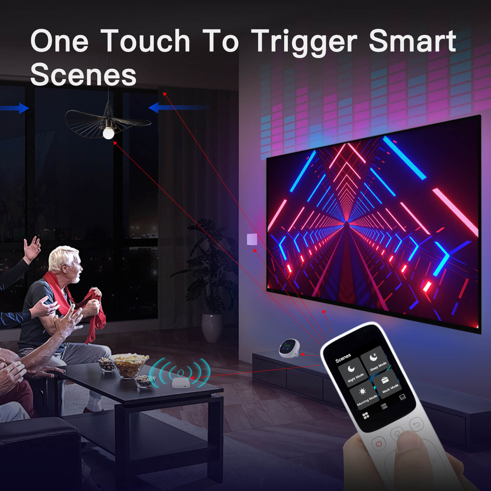 Wifi Tuya Smart Central Control Panel Wireless Touch Screen Handheld IR Remote Controller For Home Appliance、mySite、fannypackpong