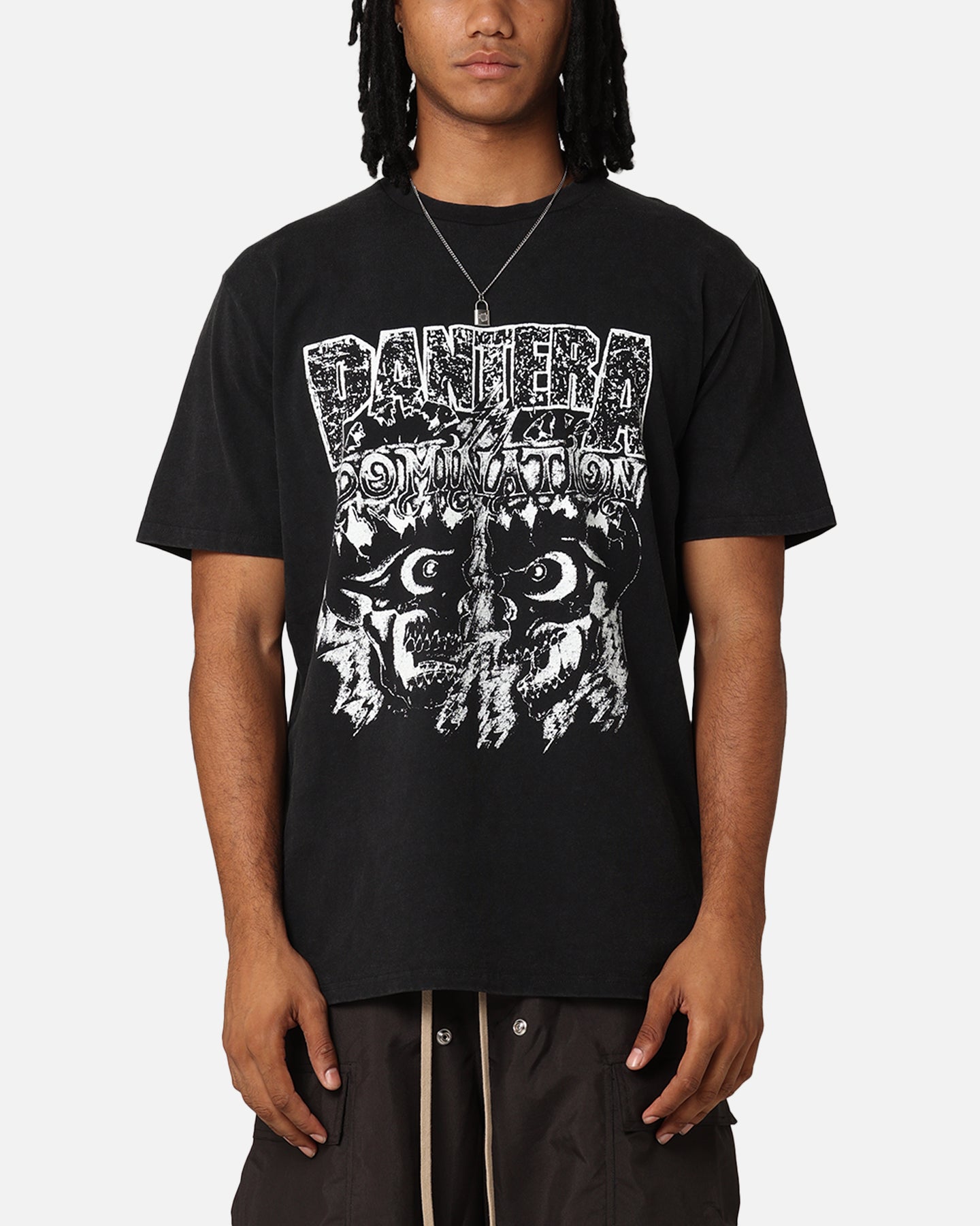 Pantera Domination T-Shirt Washed Black、mySite、zt4zffjzw