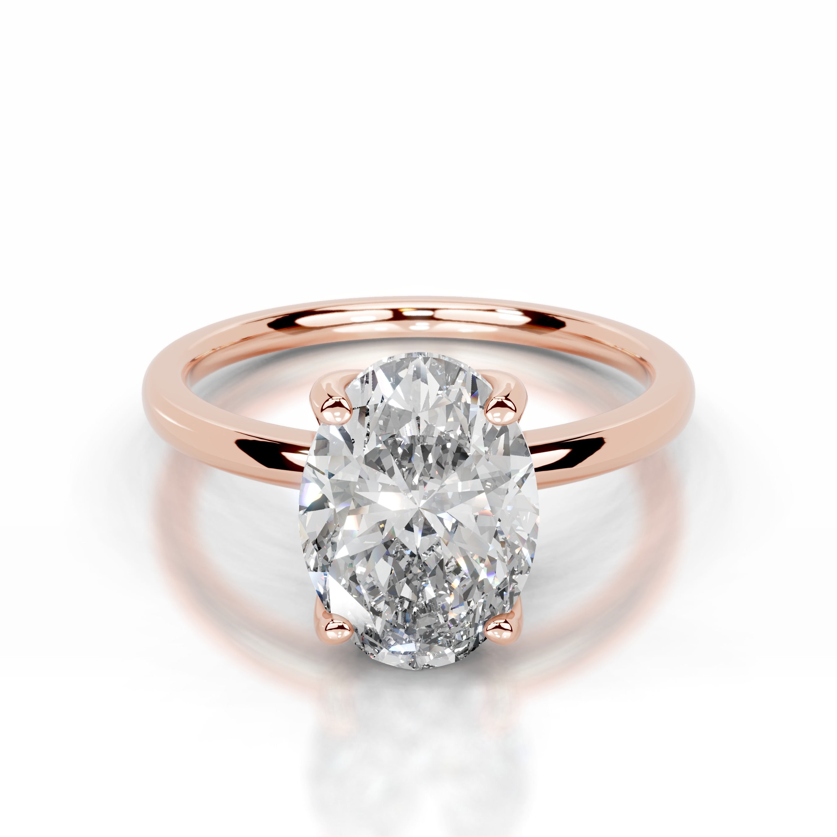 Phoenix Lab Grown Diamond Ring - 14K Rose Gold、mySite、hinf8tx79