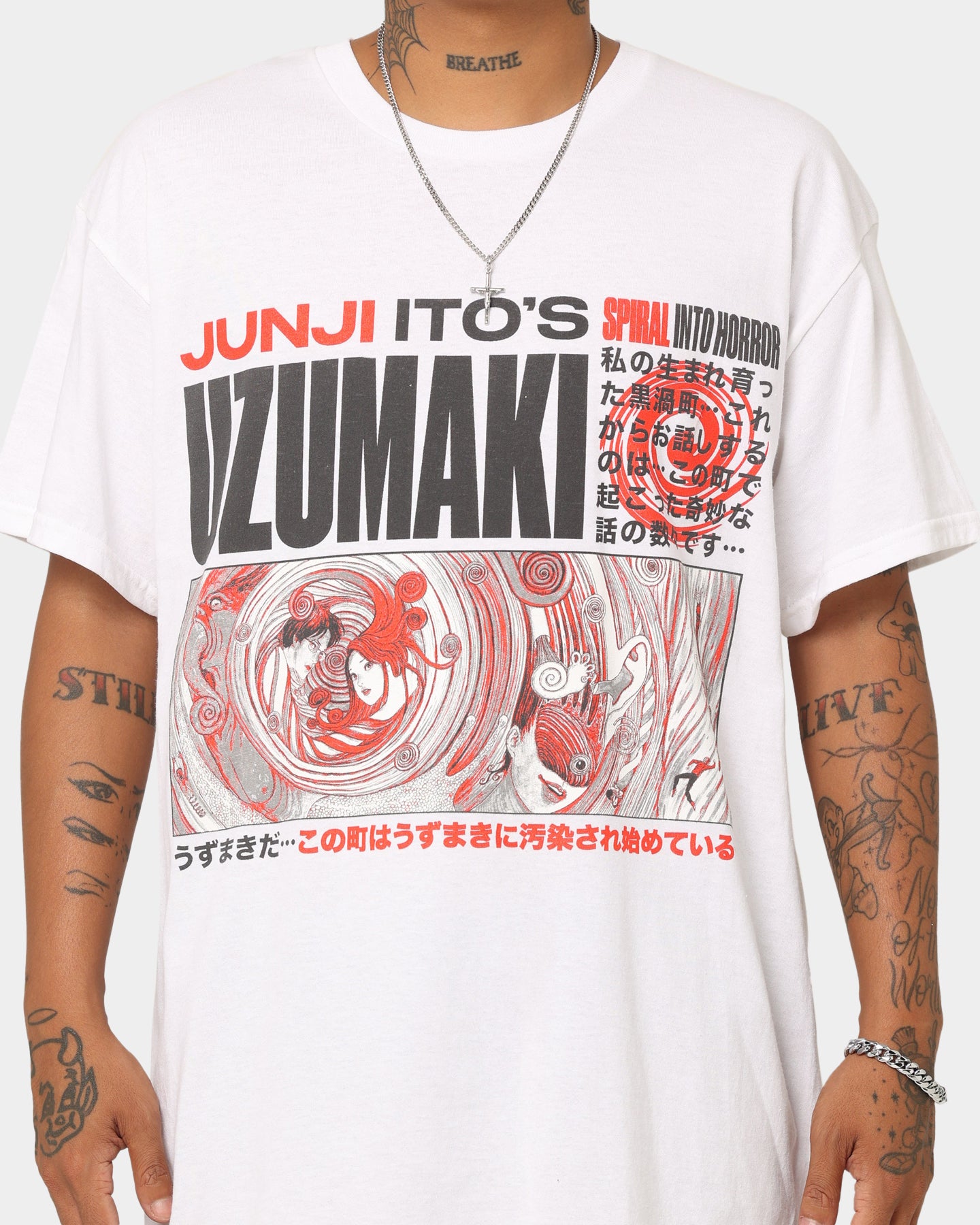 Goat Crew Uzumaki T-Shirt White、mySite、zt4zffjzw
