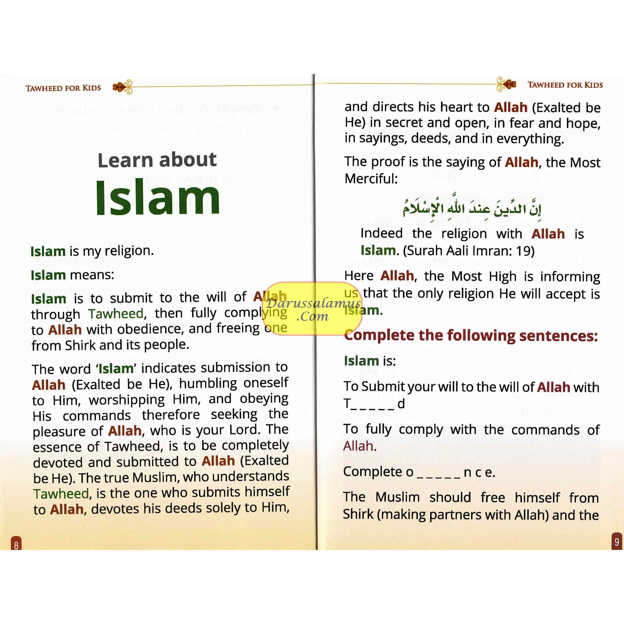 Tawheed for Kids Books 1,2,3、mySite、topwebapps