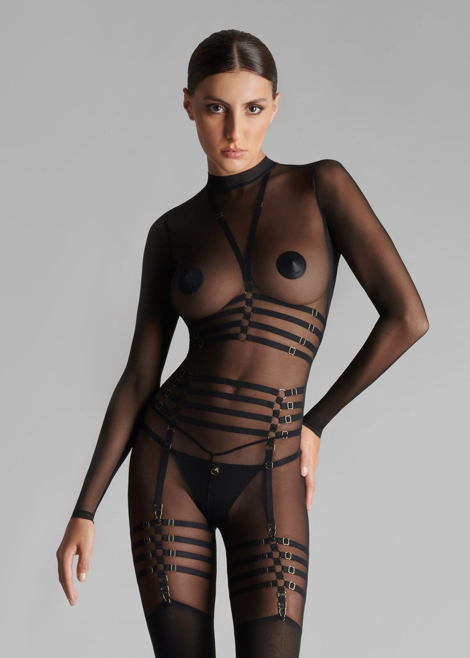  Chambre Noire Garters (Black)、mySite、justintrudeaud