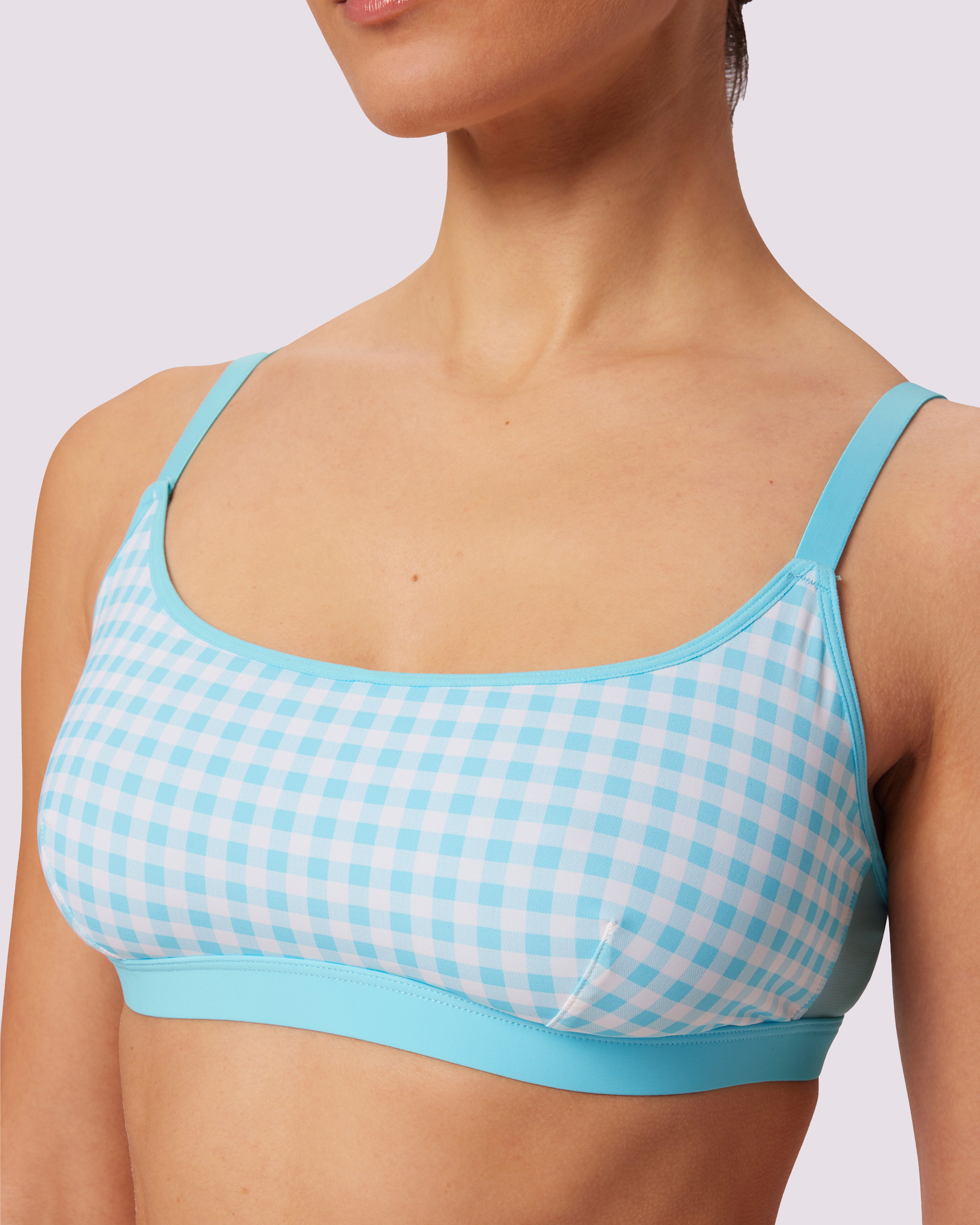Re:Play Scoop Bralette | Ultra-Soft Re:Play | Archive (Tide Pool Gingham)、mySite、bengalsvssteelers