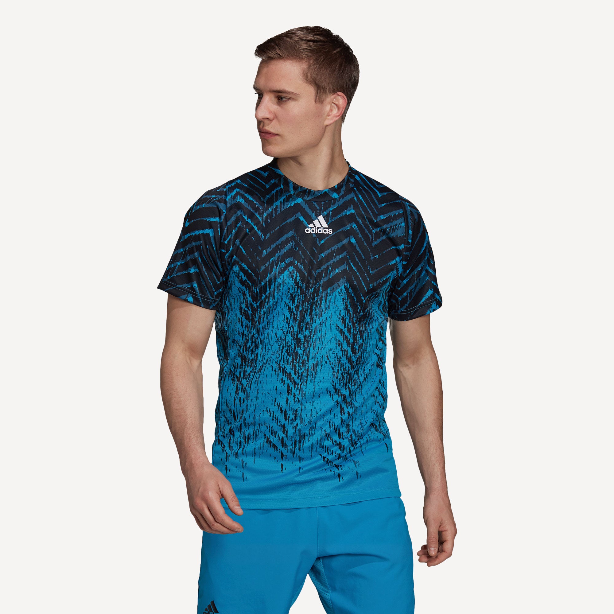 adidas Freelift Primeblue Men's Printed Tennis Shirt