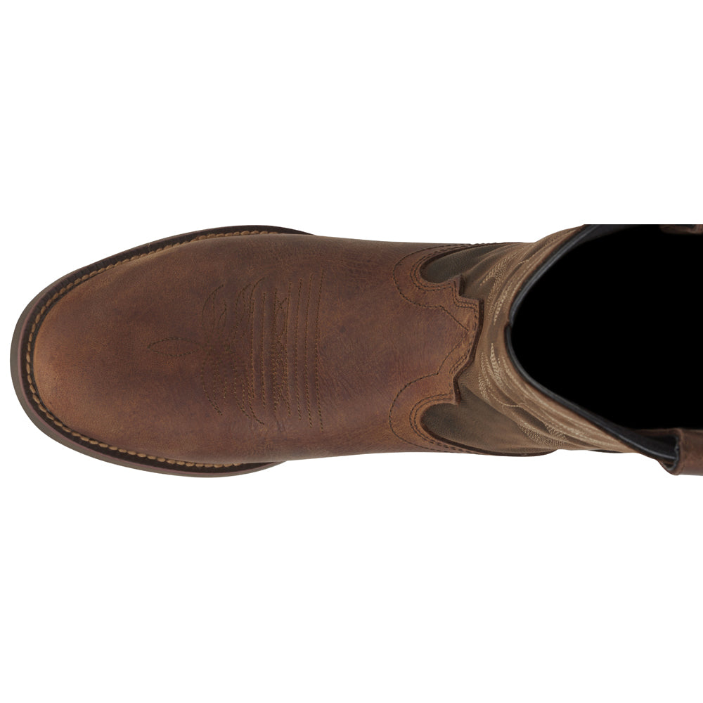 Buster III 11 Inch Embroidered Round Toe Pull On Cowboy Boots、mySite、gtrtttuynbv