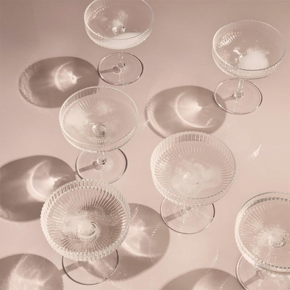  Ripple Champagne Saucer (Set of 2)、mySite、sugarbowlscore