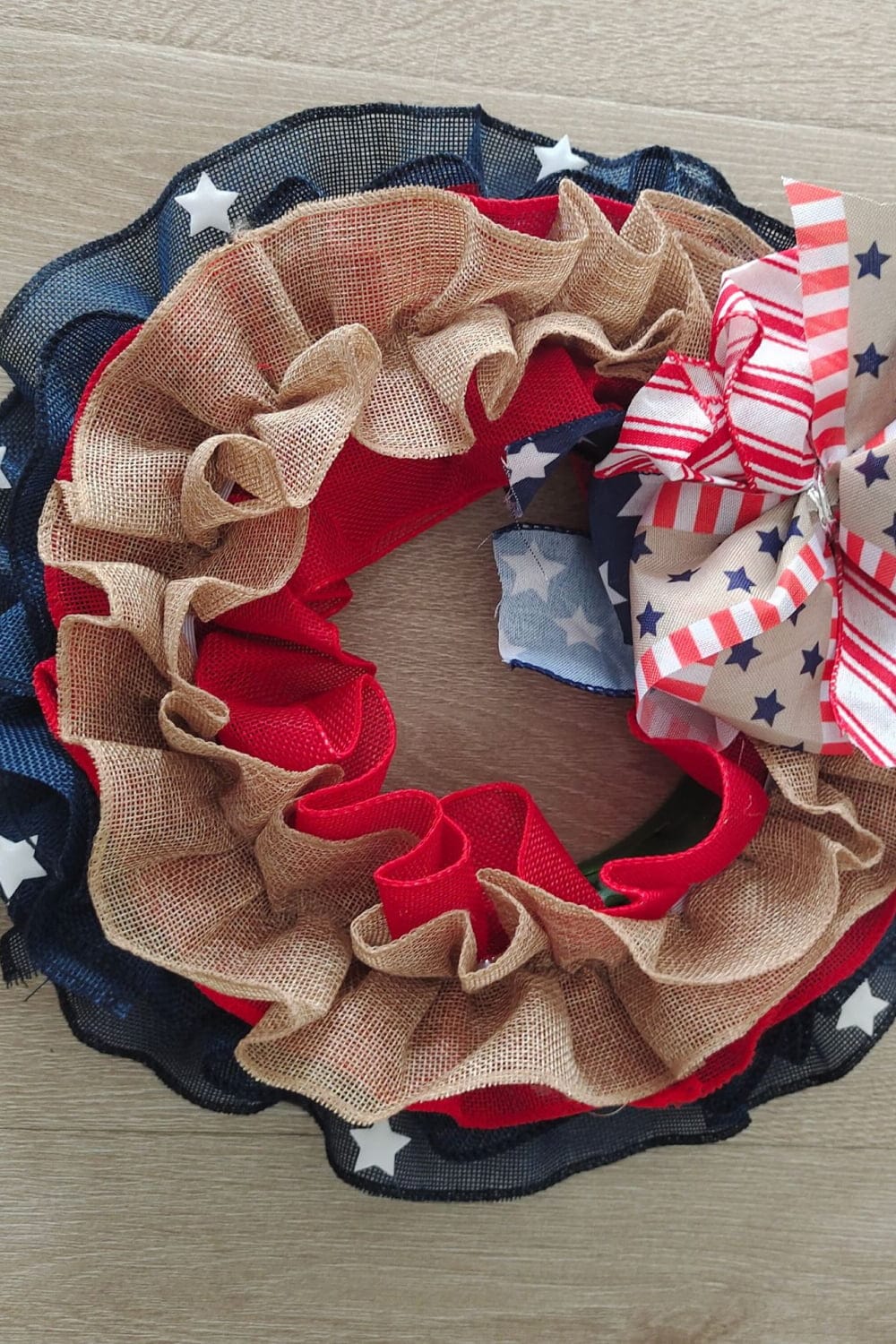Independence Day Knit Small Wall Wreath、mySite、g9winljtr