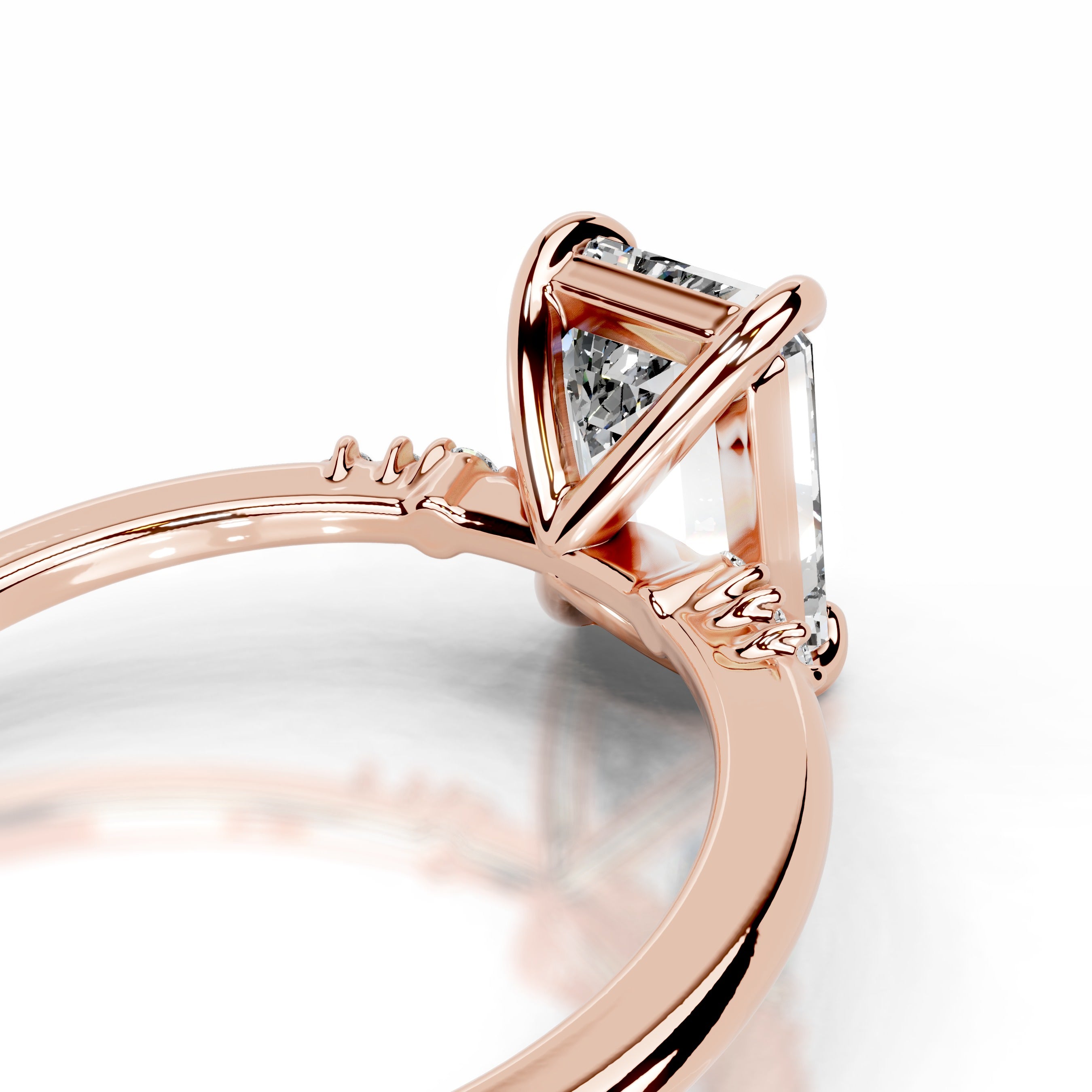 Hope Lab Grown Diamond Ring - 14K Rose Gold、mySite、hinf8tx79