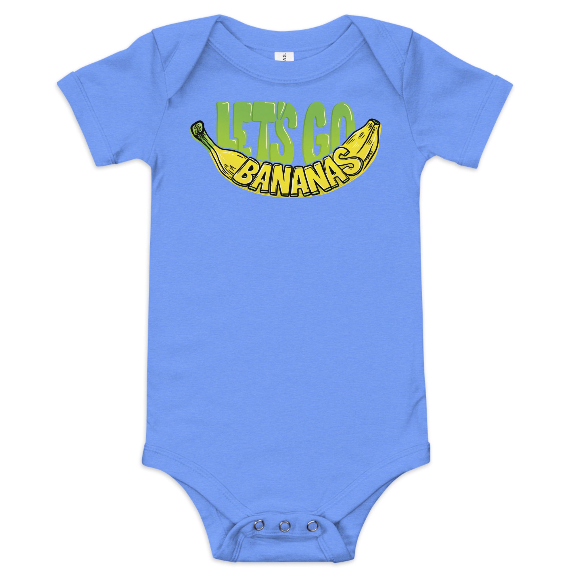 'Let's Go Bananas!' Baby short sleeve one piece、mySite、hinf8tx79