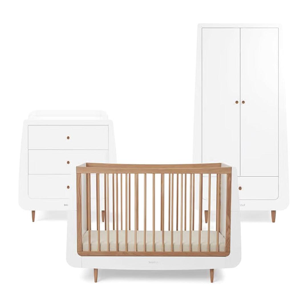  SnuzKot 3 Piece Nursery Furniture Set - The Natural Edit - Oak、mySite、merchandisen
