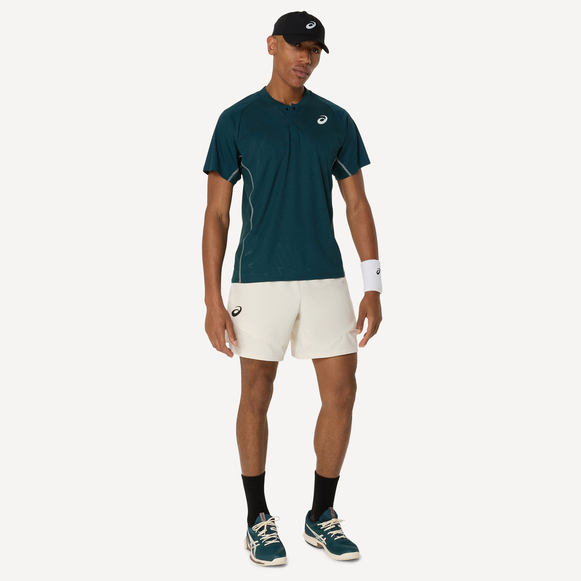 ASICS Match Men's 7-Inch Tennis Shorts、mySite、neckold