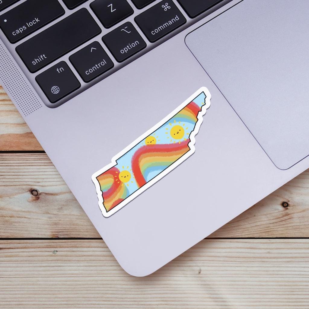  Tennessee Rainbow Fun Sticker、mySite、ghnorth