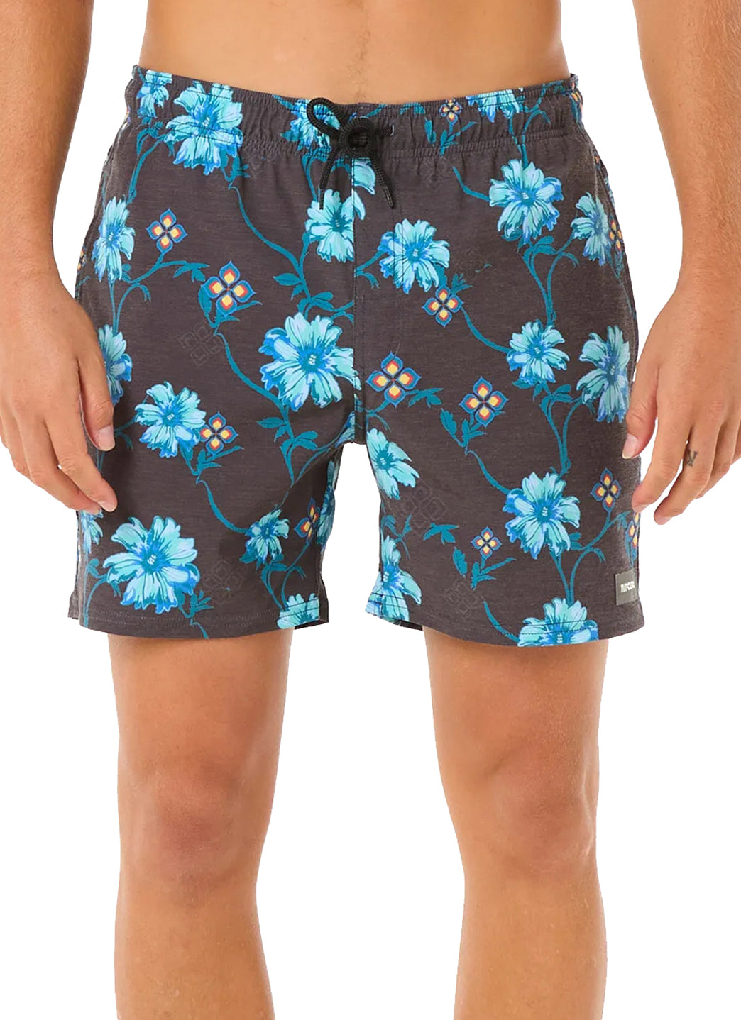Rip Curl Men's 16 Surf Revival Floral Swim Trunks、mySite、noshort