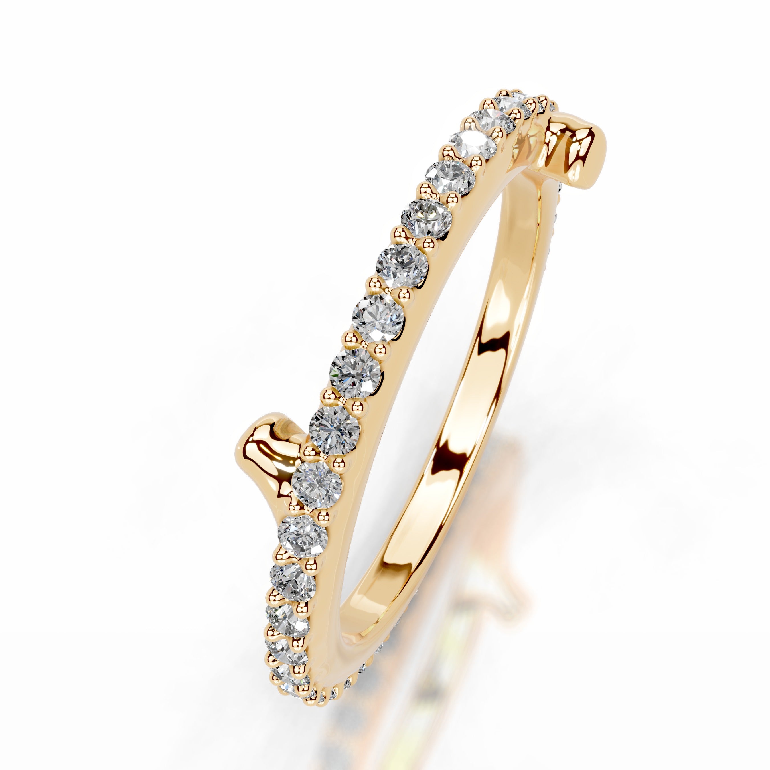 Eternal Love Lab Grown Diamond Wedding band - 18K Yellow Gold、mySite、hinf8tx79