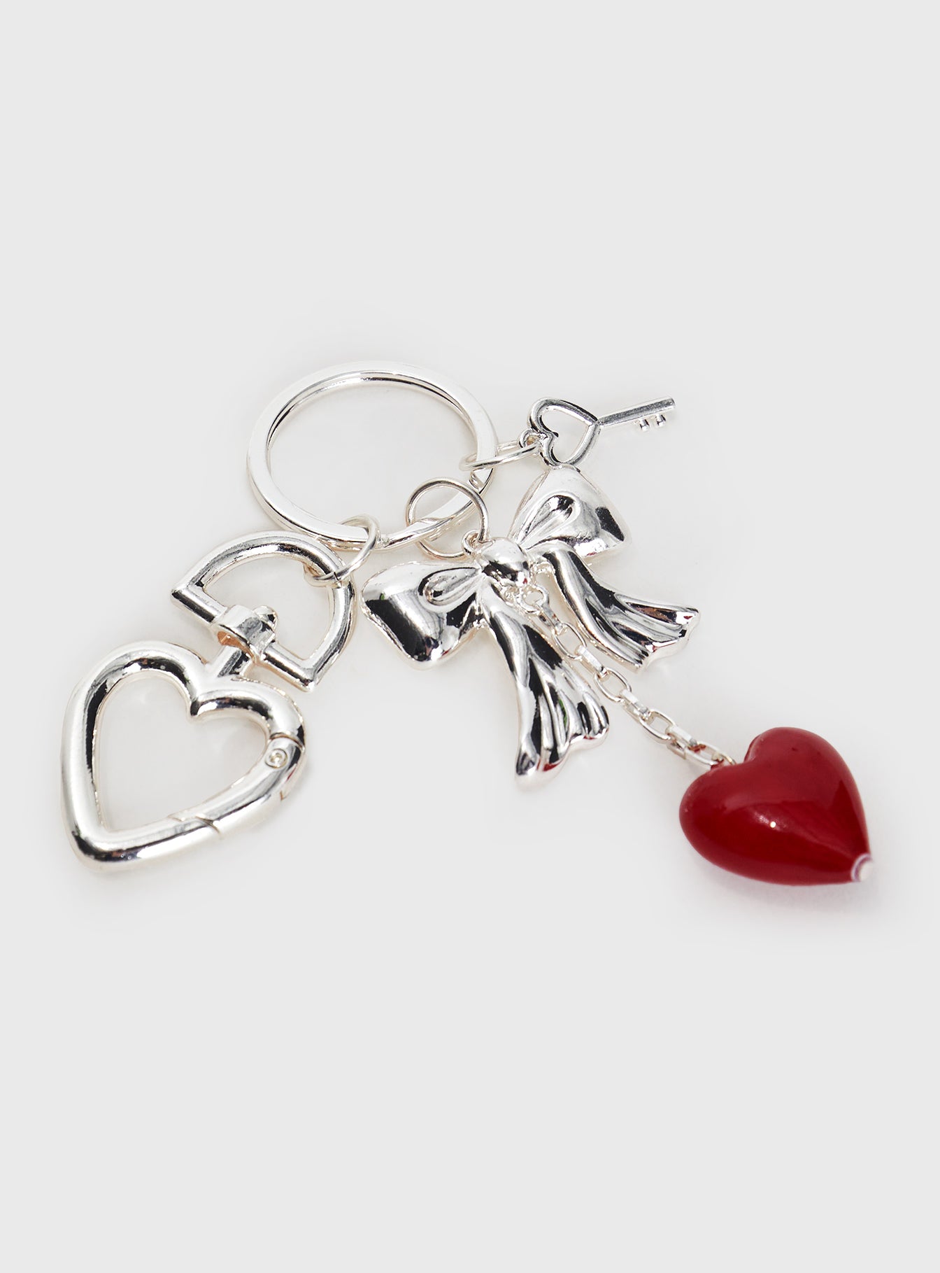 Aurelio Pendant Keyring Silver、mySite、solidvoid