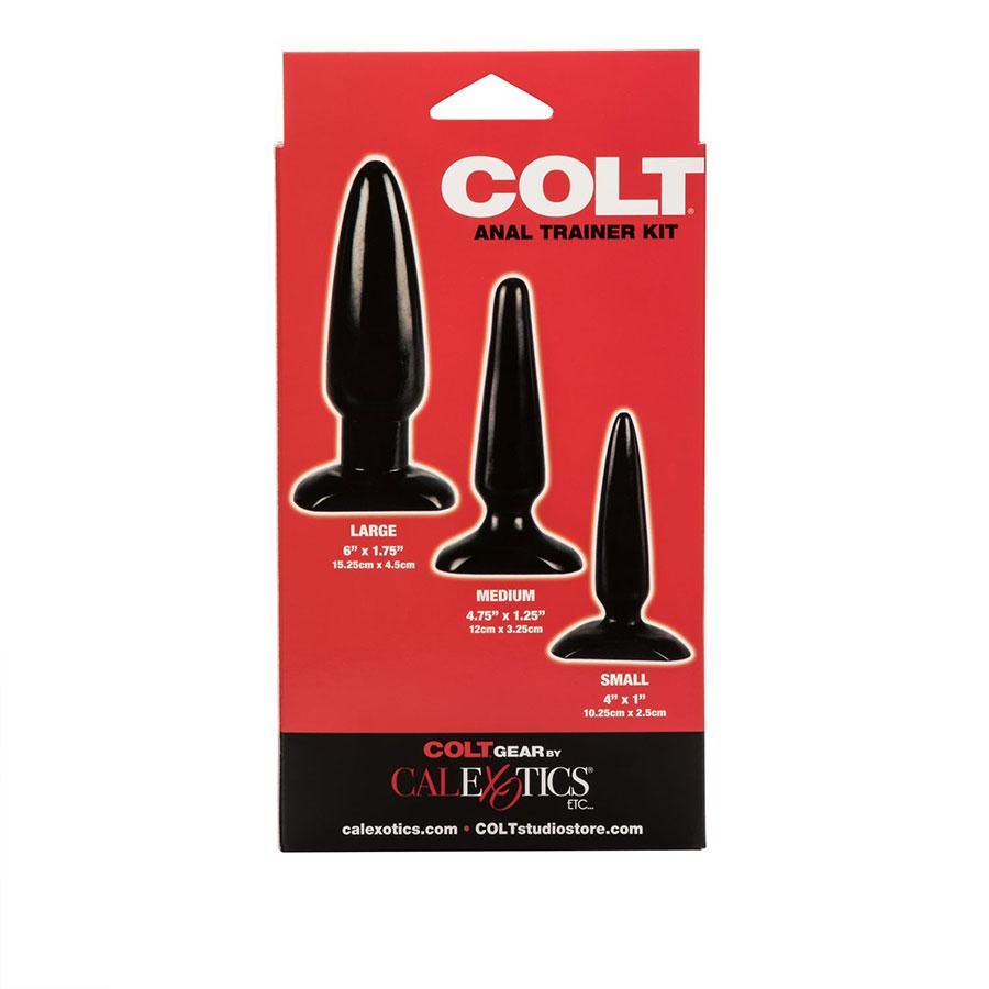 Colt Anal Trainer Kit | Set of 3 Black Butt Plugs for Men、mySite、bottomscart