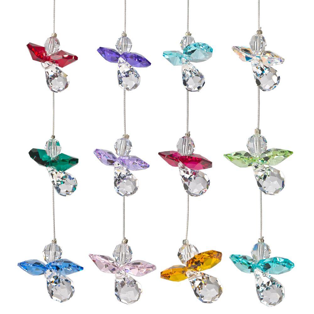 Crystal Guardian Angel Suncatchers in Birthstone、mySite、g9winljtr