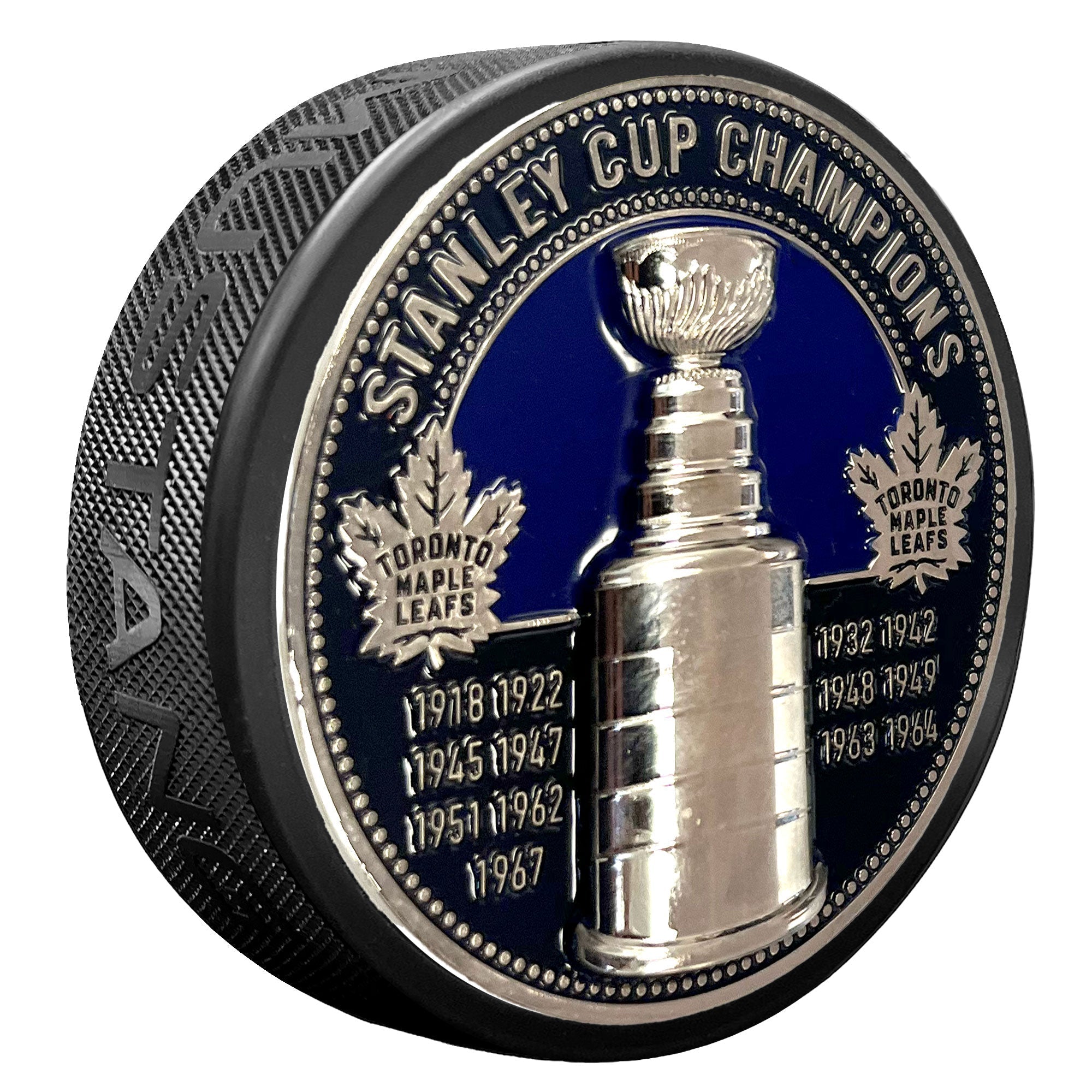 Toronto Maple Leafs Puck | Ultra 3D Stanley Cup Medallion、mySite、neckold