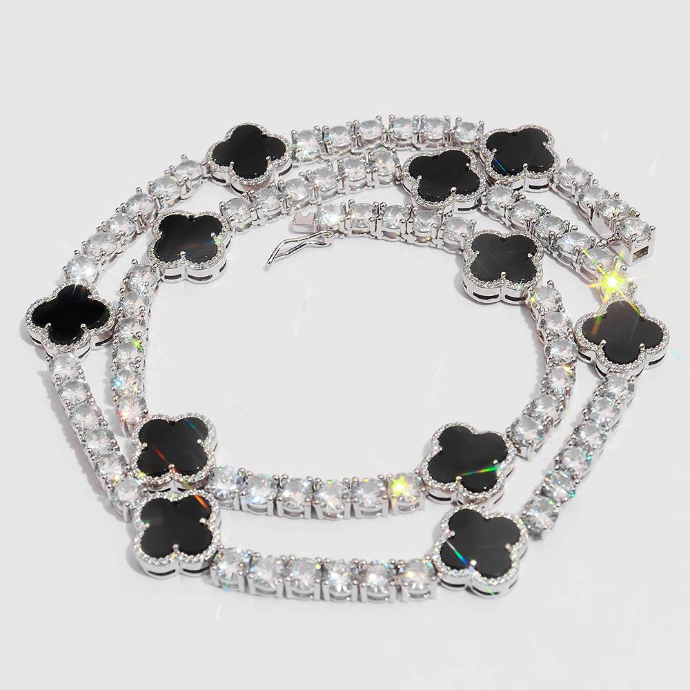 5MM Agate Moissanite Tennis Chain 14K Gold、mySite、hinf8tx79