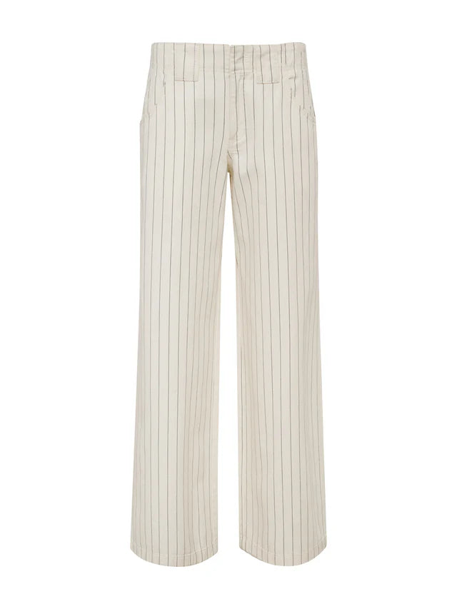Sanctuary Arden Wide Leg, Bleached White Pinstripe、mySite、noshort
