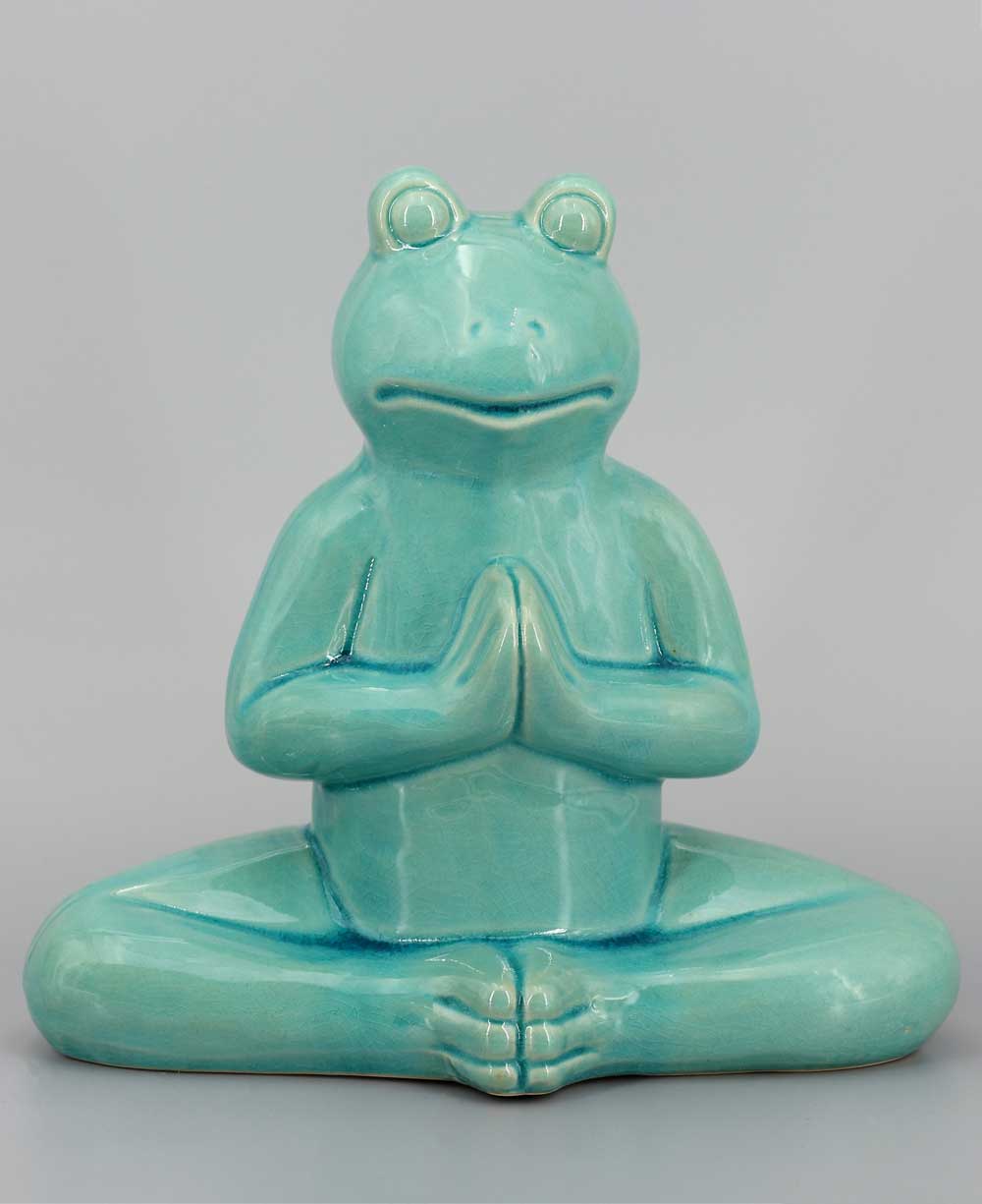 Ceramic Yoga Frog Figurines, Sold Individually Or Set、mySite、topwebapps