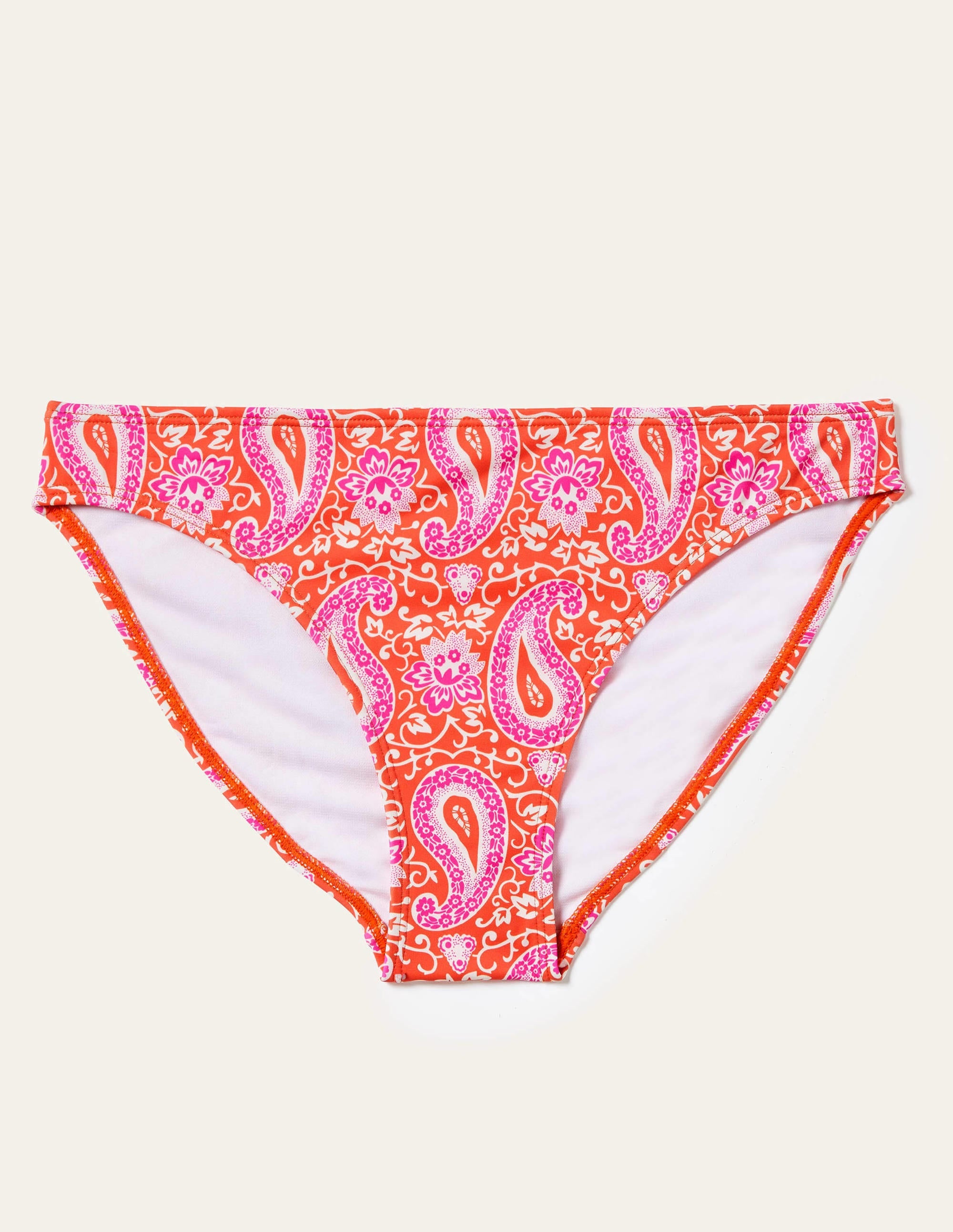  Classic Bikini Bottoms-Bright Papaya, Paisley、mySite、ashleygrahame