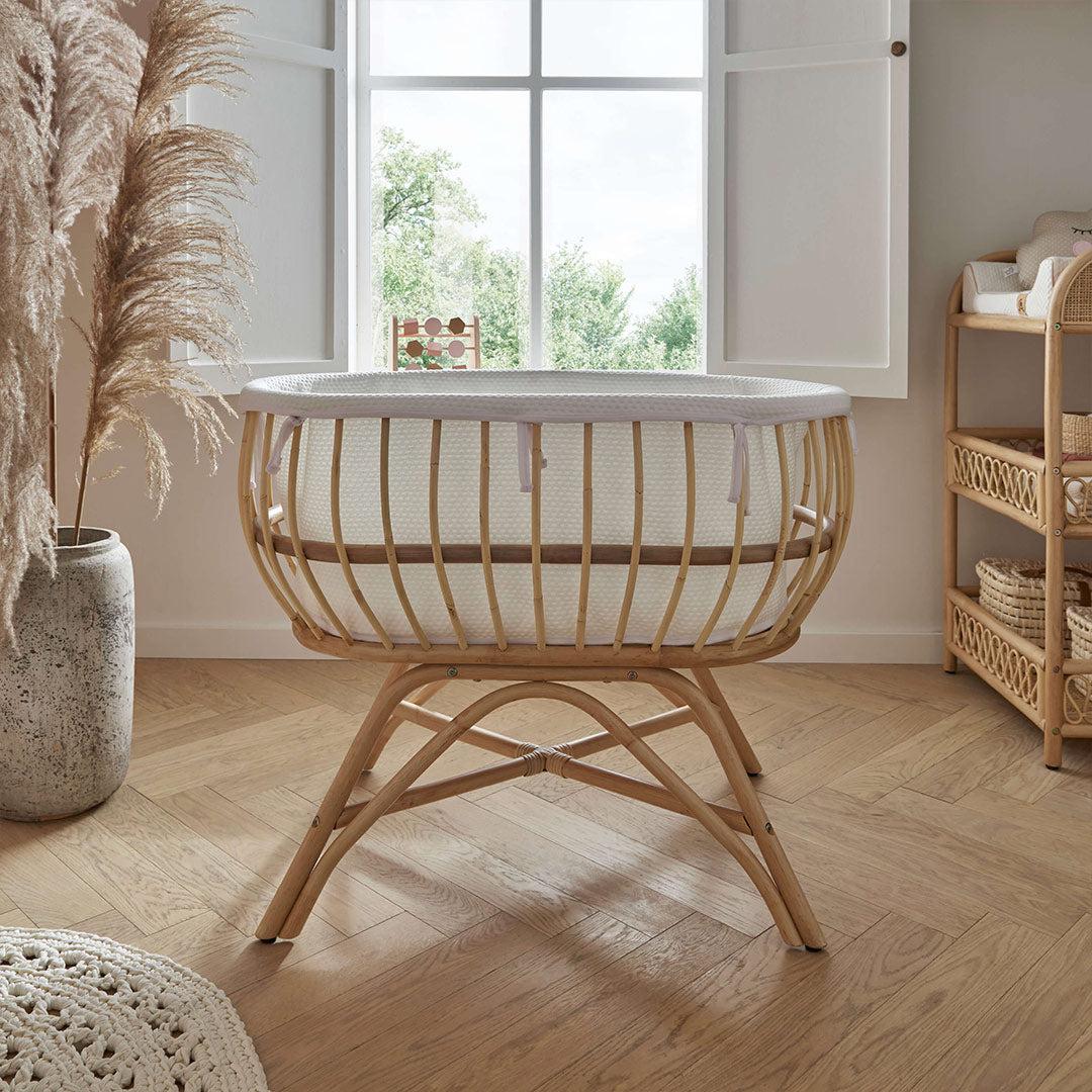  CuddleCo Aria Crib - Rattan、mySite、merchandisen
