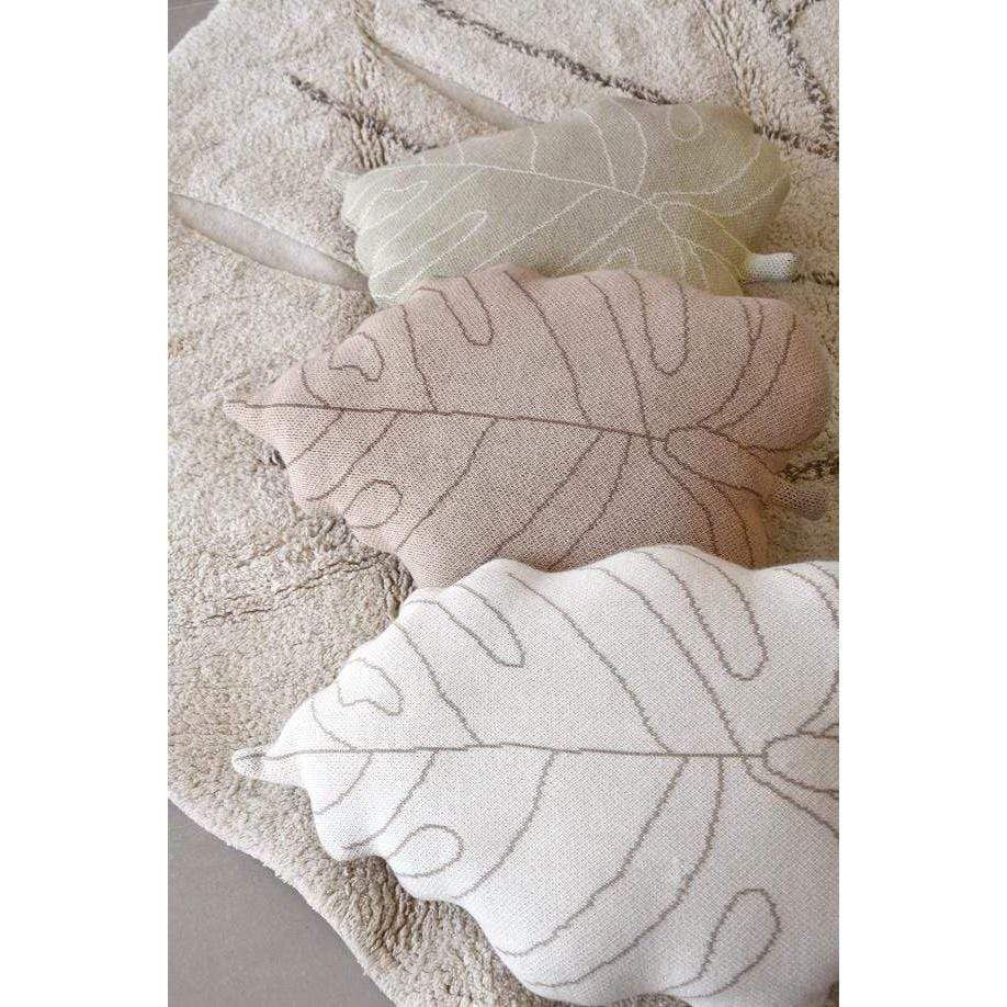 Baby Leaf Olive Knitted Cushion、mySite、gigharbornorthrealestate