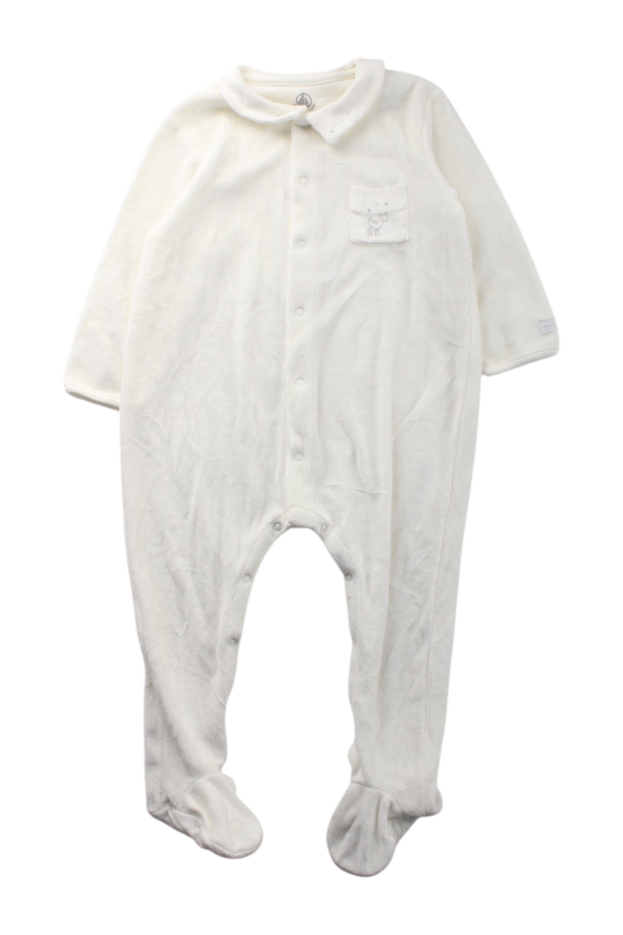Petit Bateau Fleece Onesie 12-18M、mySite、g9winljtr