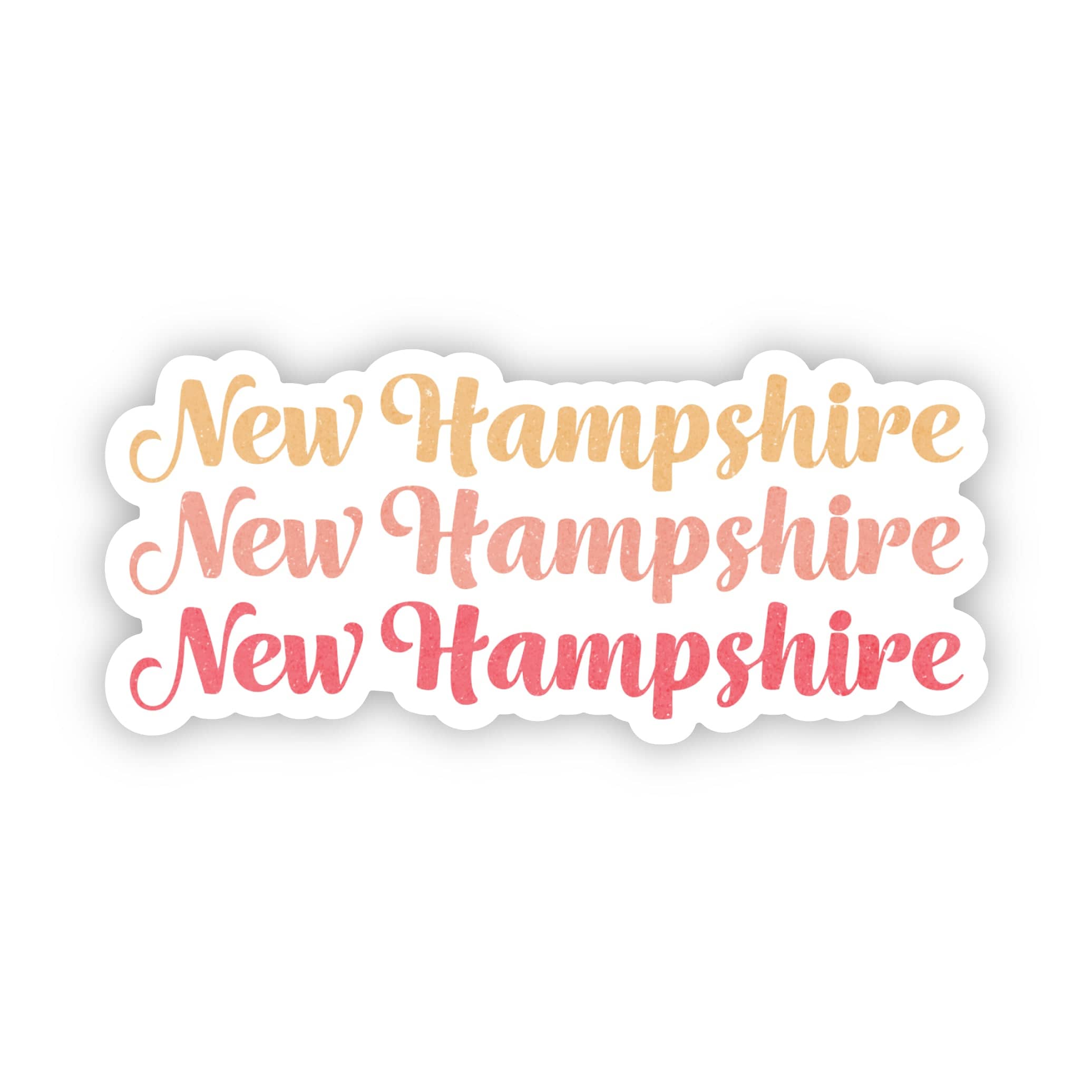  New Hampshire Text Sticker、mySite、ghnorth