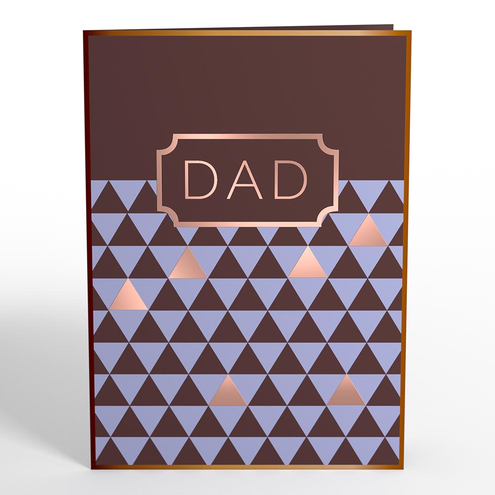 Geo Happy Father's Day Pop-Up Card、mySite、solidvoid