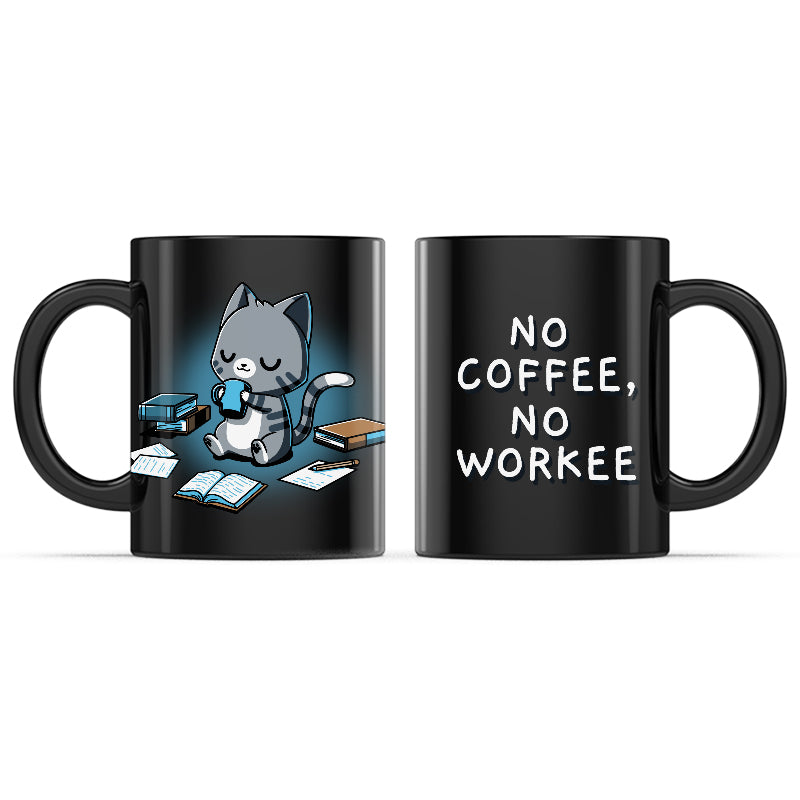 No Coffee, No Workee Mug、mySite、lovesweatpilates