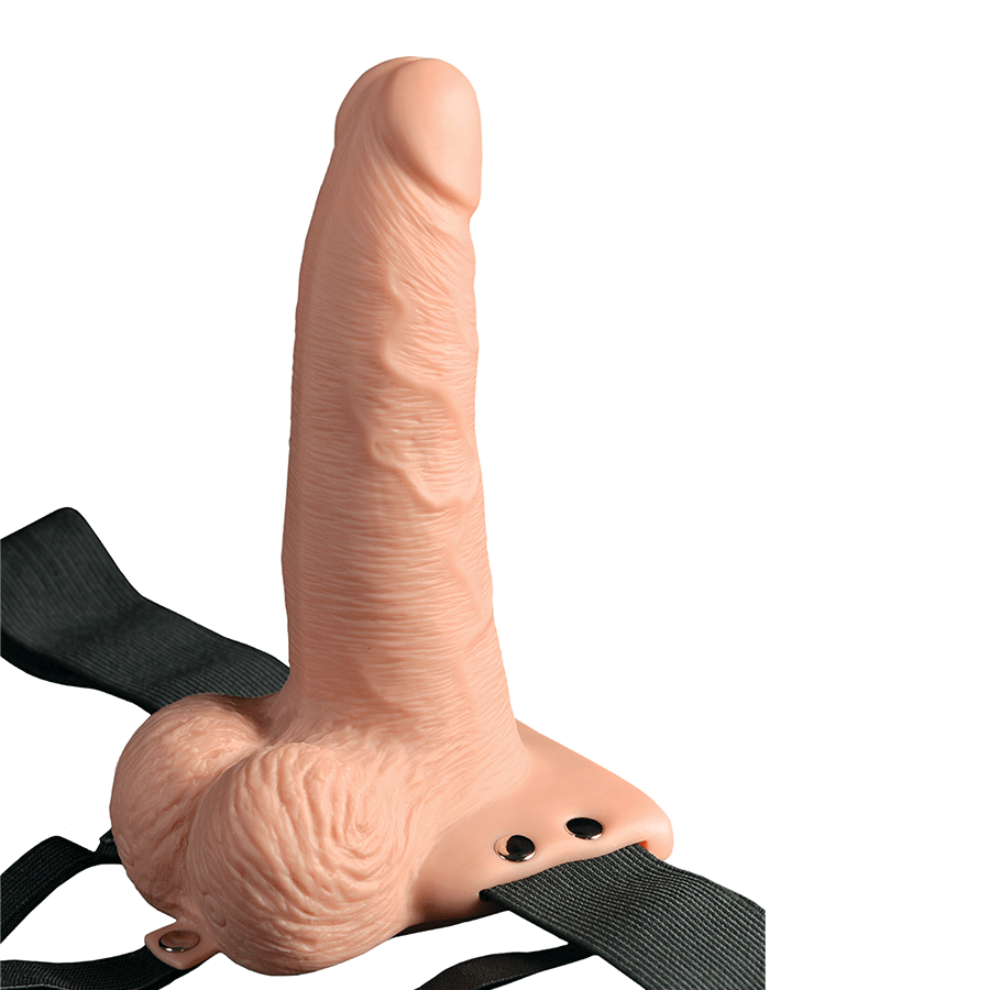 6 Inch Rechargeable Vibrating Hollow Strap On Penis Extension by Fetish Fantasy、mySite、bottomscart