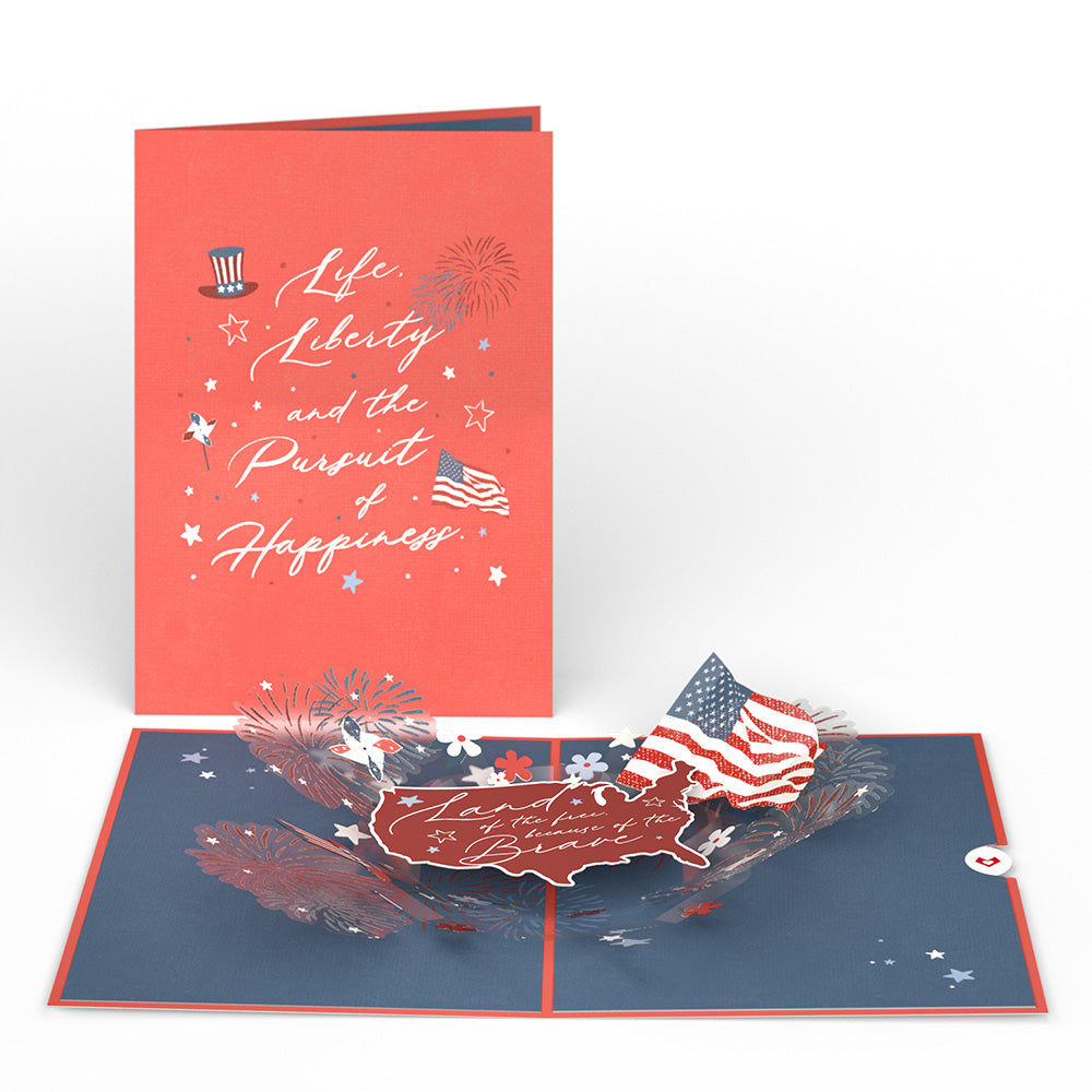 Land of the Free Patriotic Pop-Up Card、mySite、solidvoid