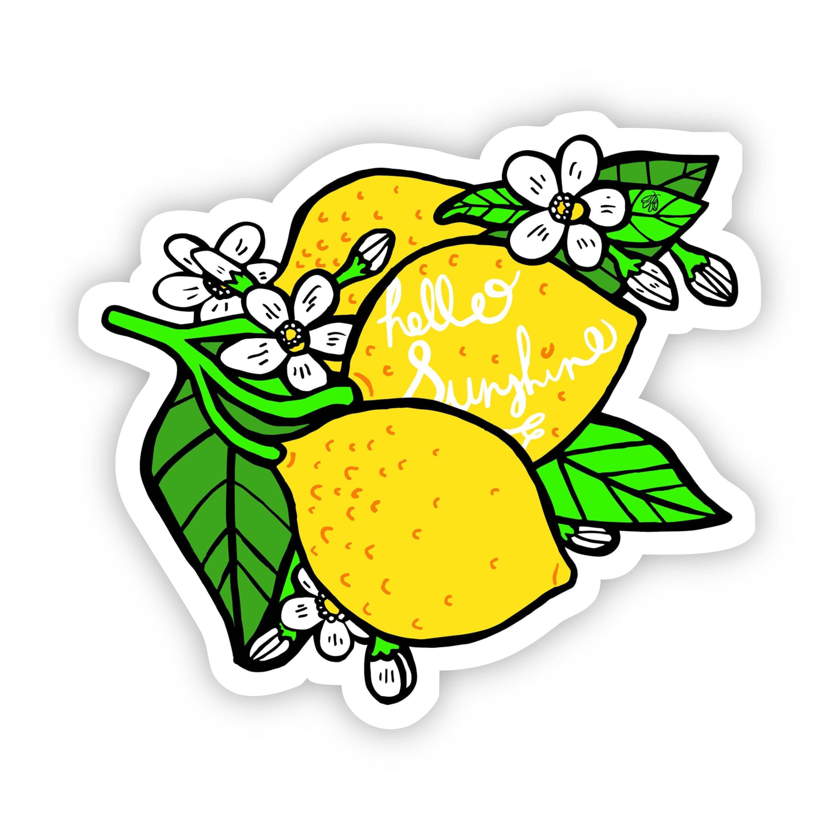  Hello Sunshine Lemon Sticker、mySite、elrpsem3k