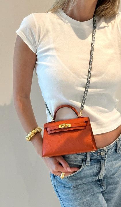 Hermès Kelly 20 Mini II Sellier Terre Battue Epsom Gold Hardware、mySite、garminoutage.com